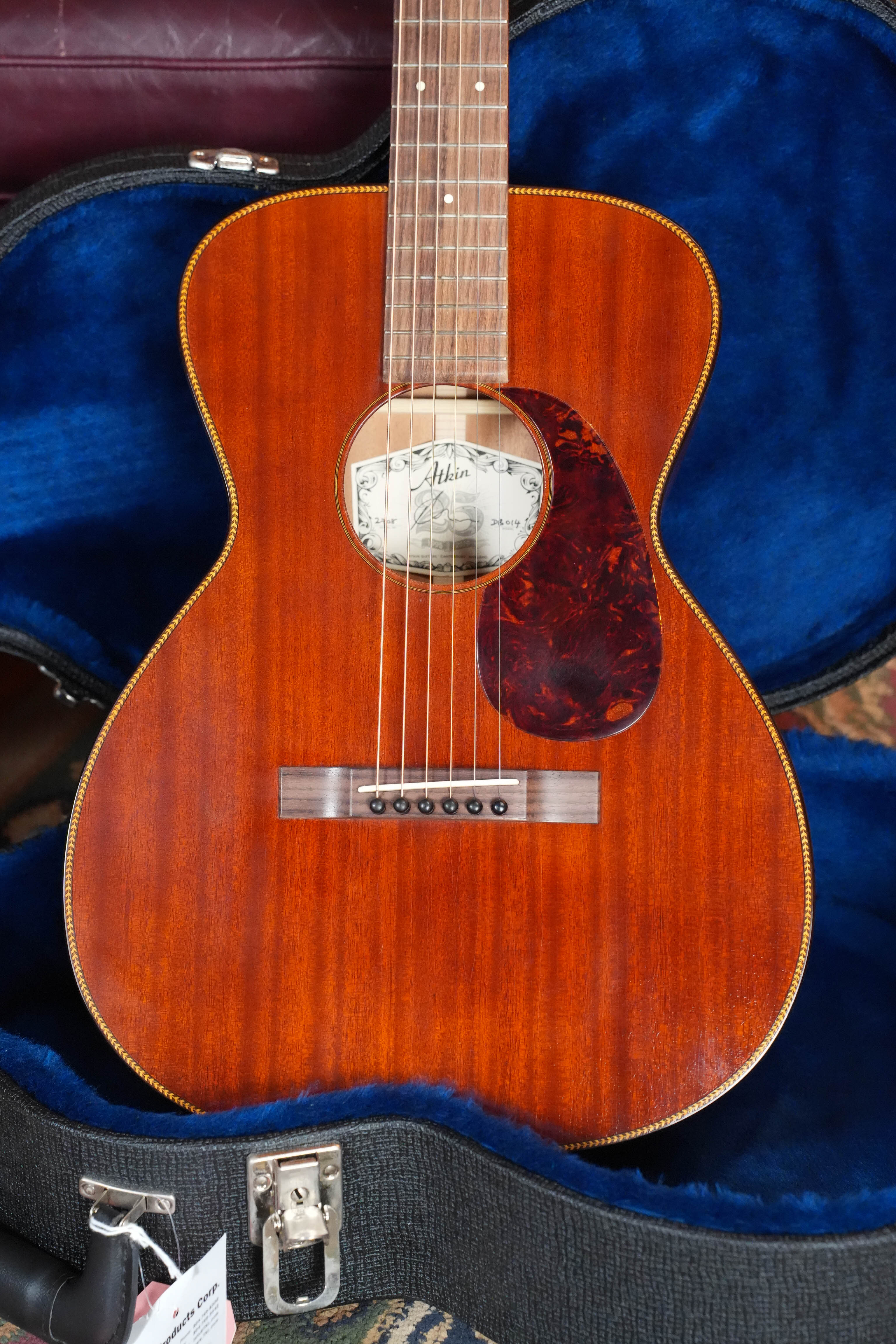 (Used) 2023 Atkin Dust Bowl Single O Mahogany/Mahogany Parlor Acoustic Guitar #2708