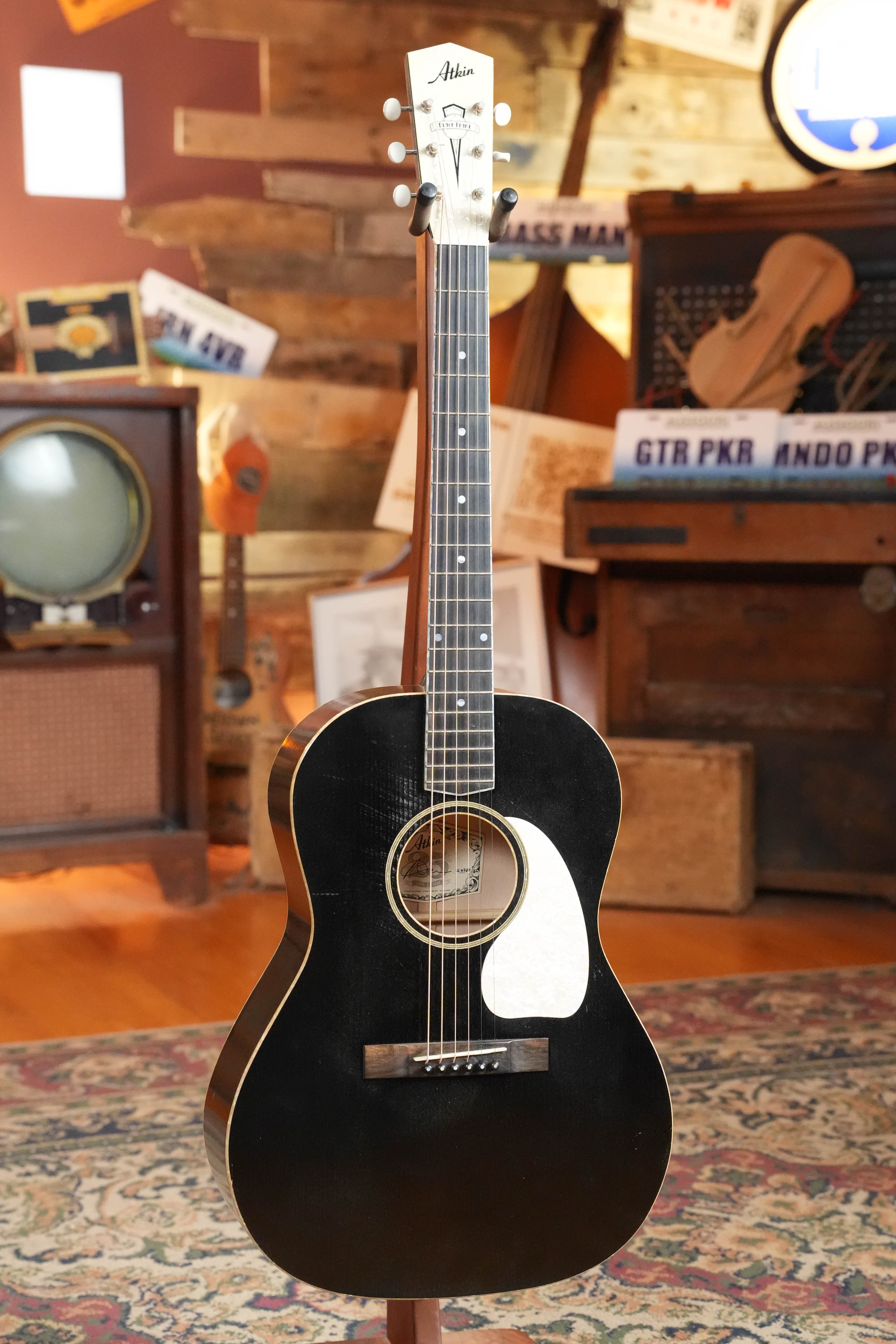 (Used) 2023 Atkin LG47BP Baked Sitka Spruce/Maple Small Body Slope-Shoulder Acoustic Guitar w/K&K Pure Mini #2684