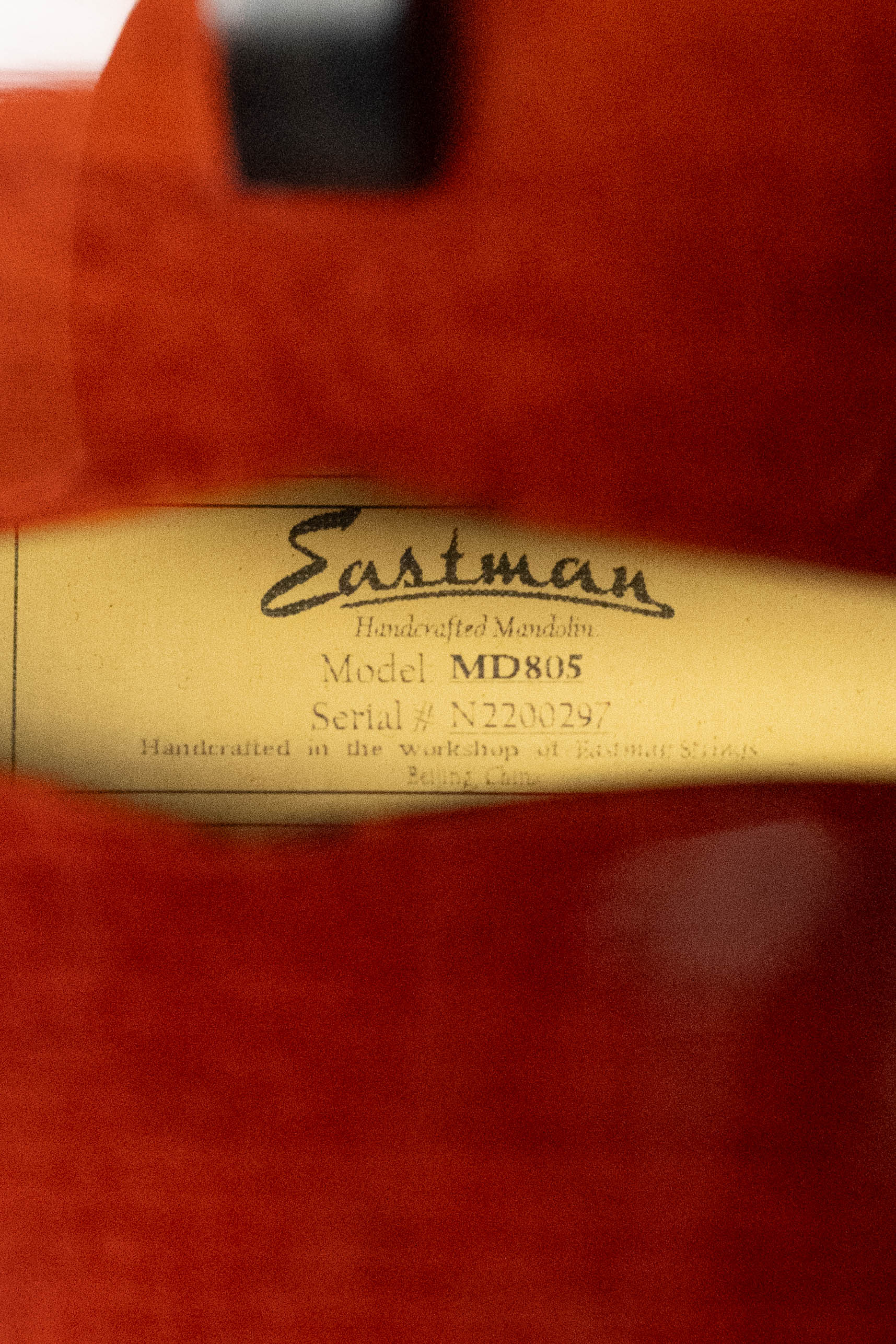 (Used) 2023 Eastman MD805 Adirondack/Maple A-Style Mandolin #0297