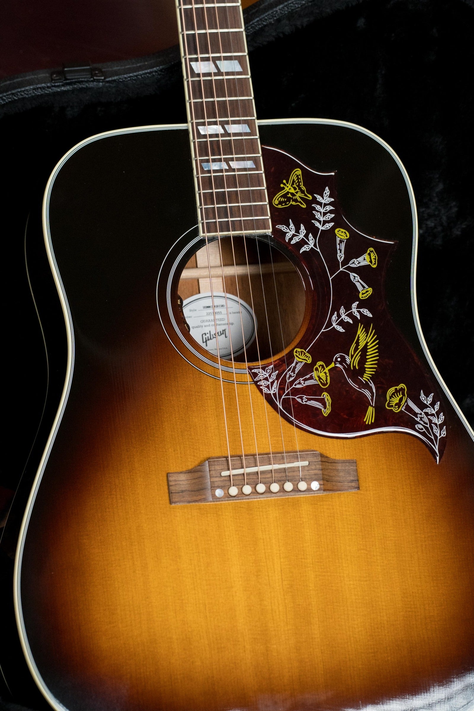 (Used) 2023 Gibson Standard Vintage Hummingbird Spruce/Mahogany Square Shoulder Dreadnought Guitar #3055