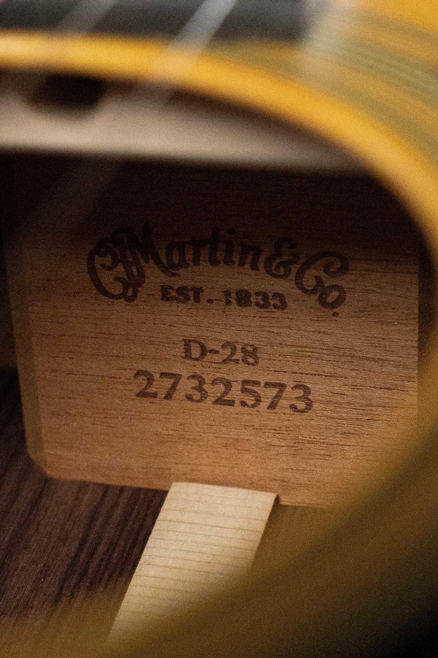 (Used) 2023 Martin D-28 Sitka/Rosewood Satin Dreadnought Acoustic Guitar #2573