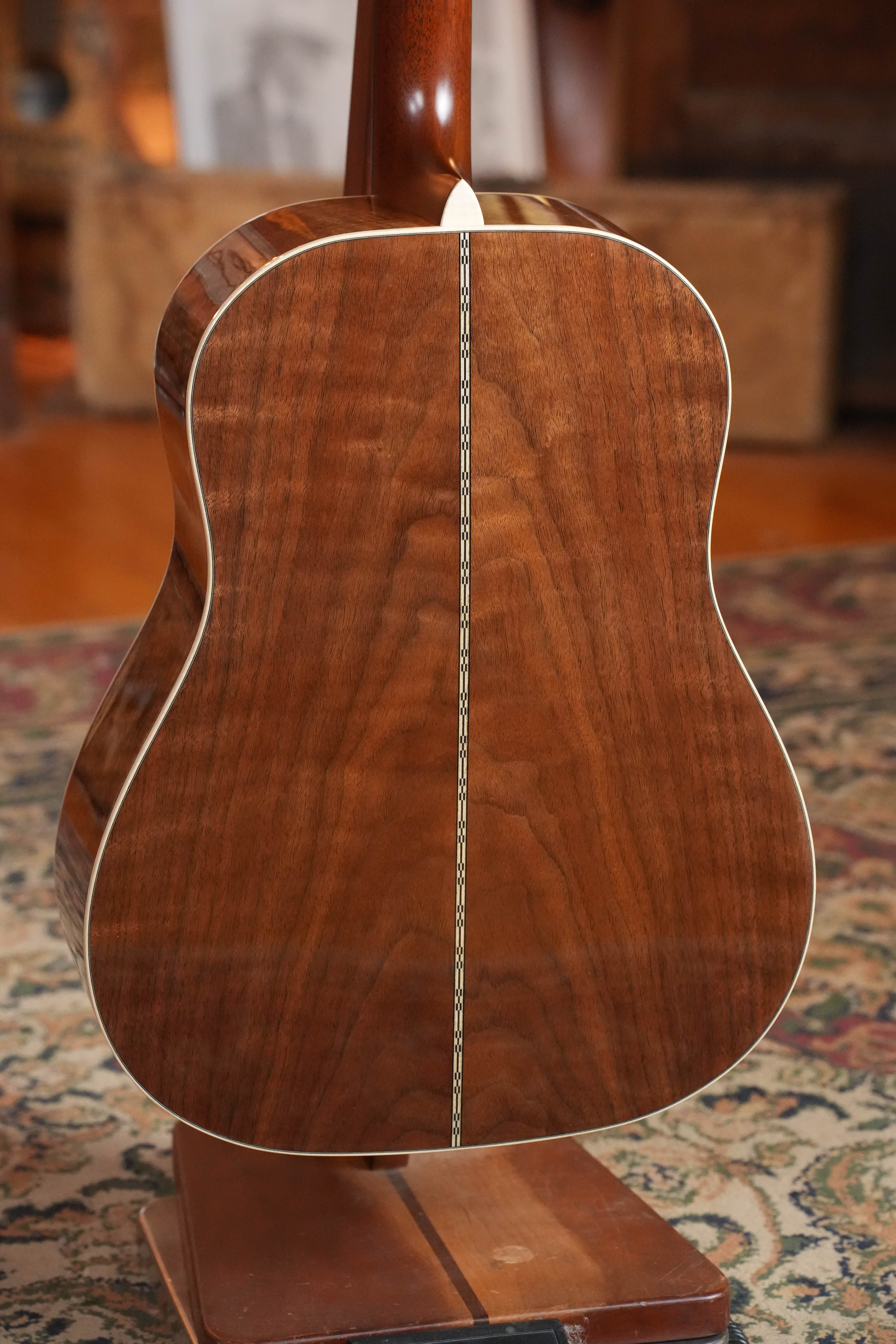 (Used) 2024 Martin Custom Shop All Walnut Slope Shoulder Dreadnought Acoustic Guitar #0844