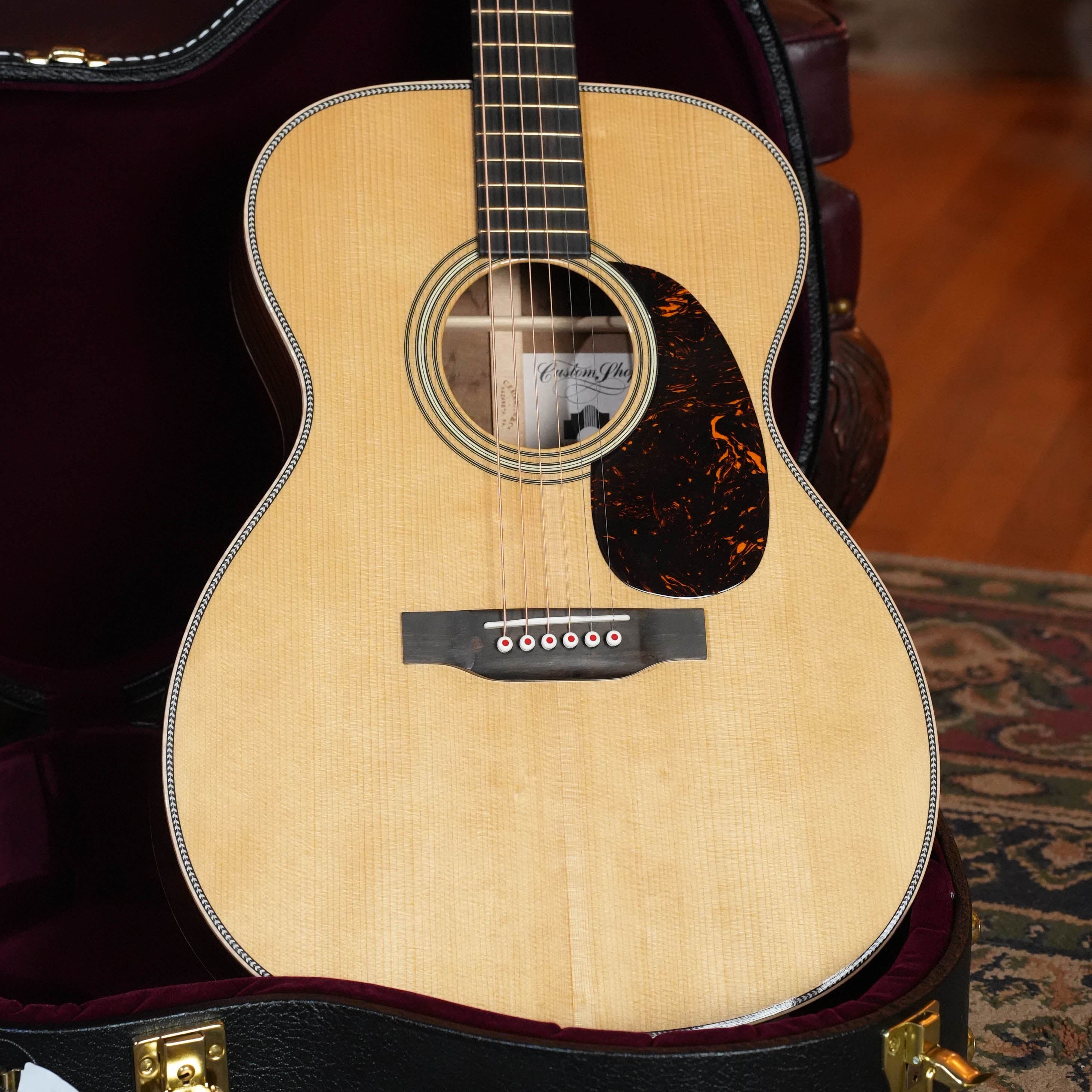 (Used) 2024 "Alamo Deluxe" Martin Custom Shop Adirondack/East Indian Rosewood OOO Acoustic Guitar #6402