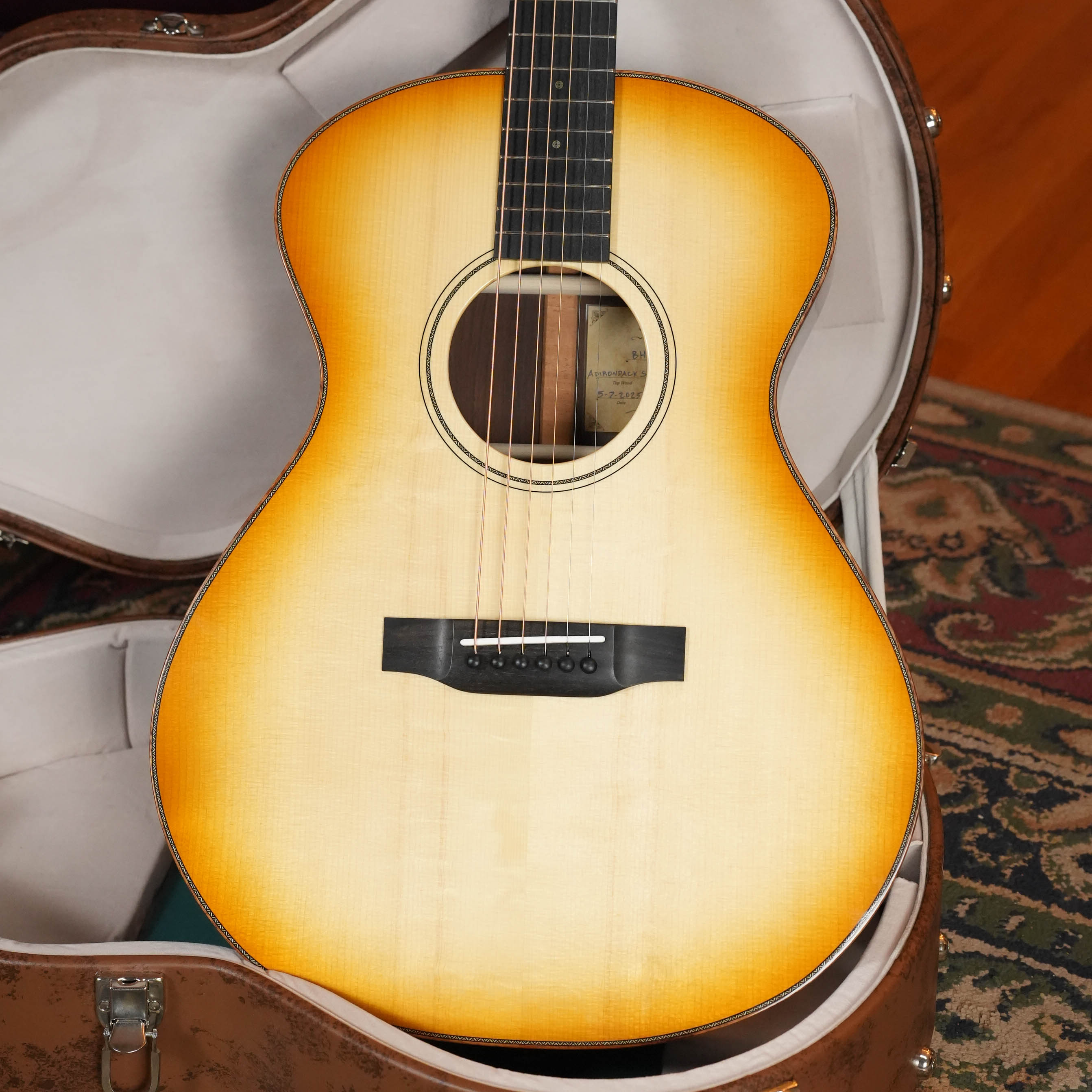 (Used) 2025 Bedell Bahia Limited Edition BH-O-AD/BR LTD Custom Shop Adirondack/Brazilian Rosewood OM Acoustic Guitar #5002