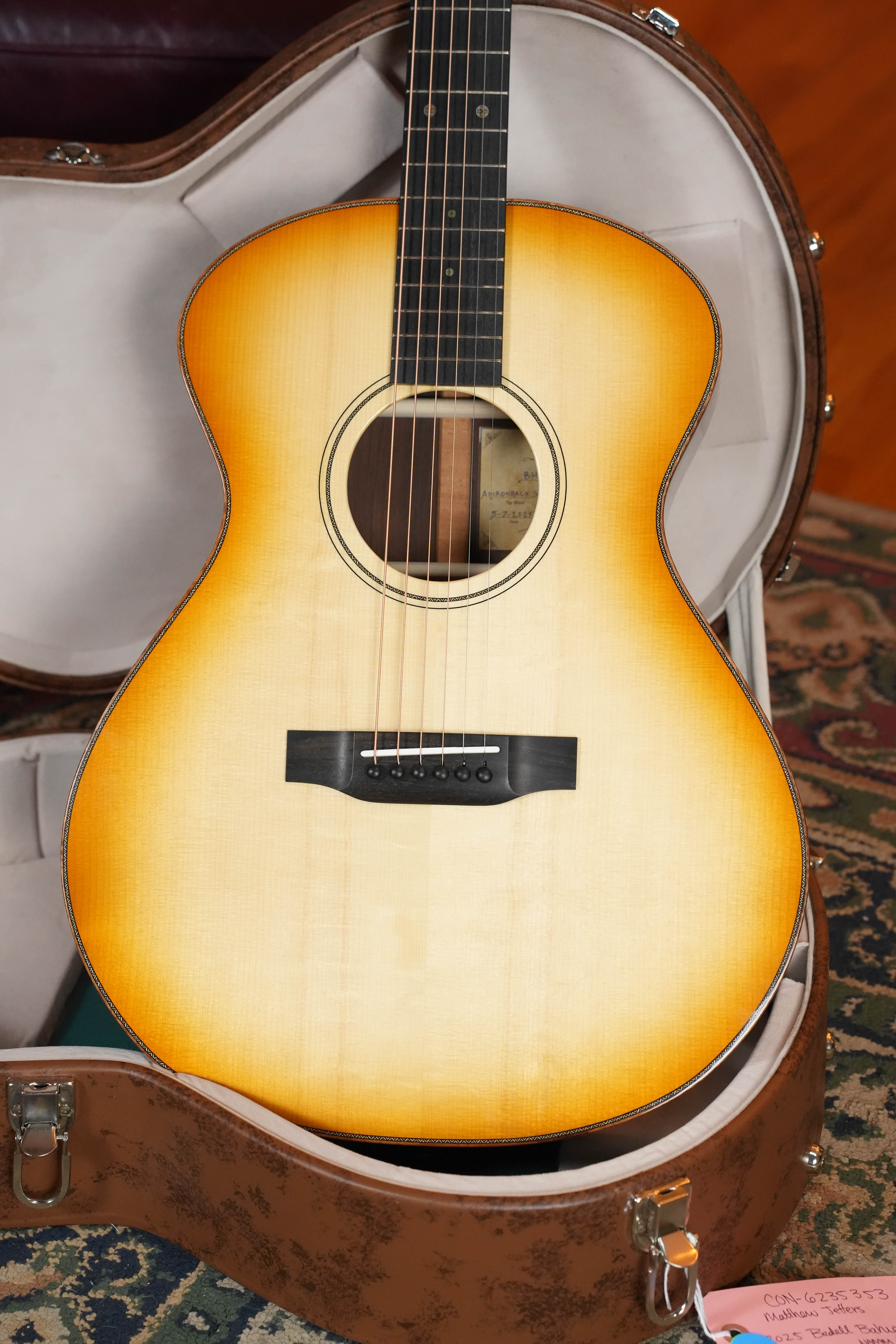 (Used) 2025 Bedell Bahia Limited Edition BH-O-AD/BR LTD Custom Shop Adirondack/Brazilian Rosewood OM Acoustic Guitar #5002