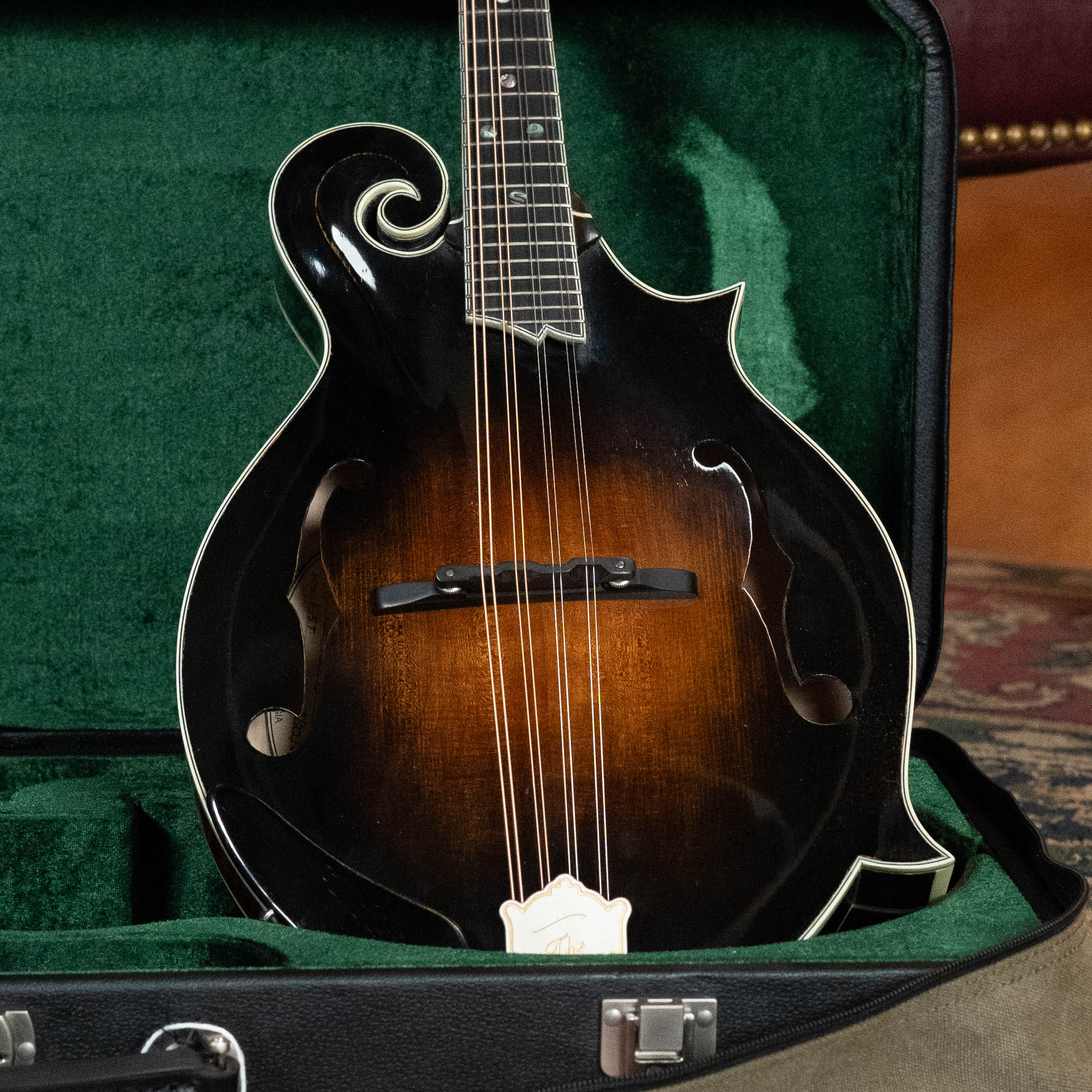 (Used) 2025 Buford F-5T Torrefied Adirondack/Maple F-Style Hand-Carved Mandolin #011