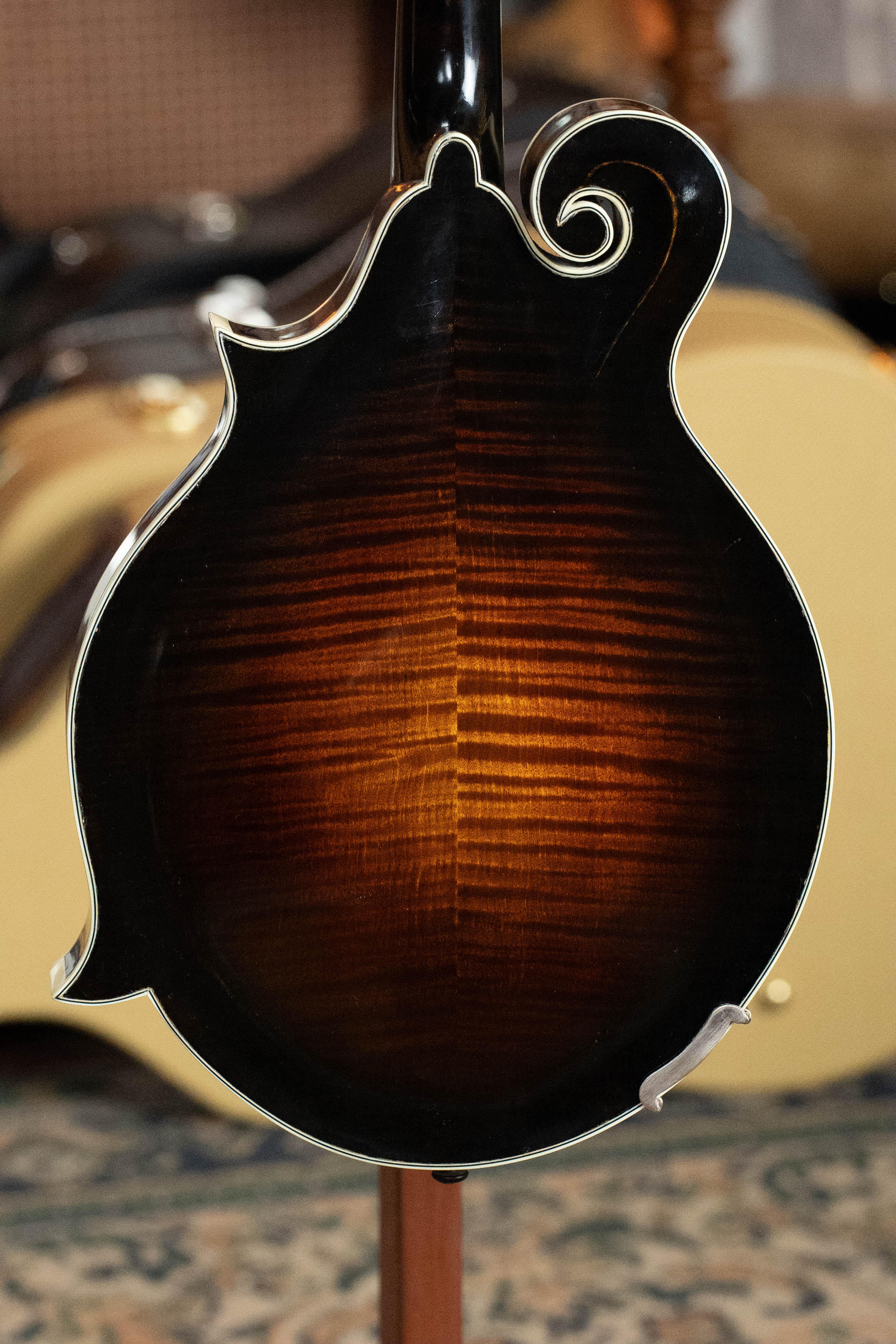 (New - Player Wear) 2025 Buford F-5T Torrefied Adirondack/Maple F-Style Hand-Carved Mandolin #011