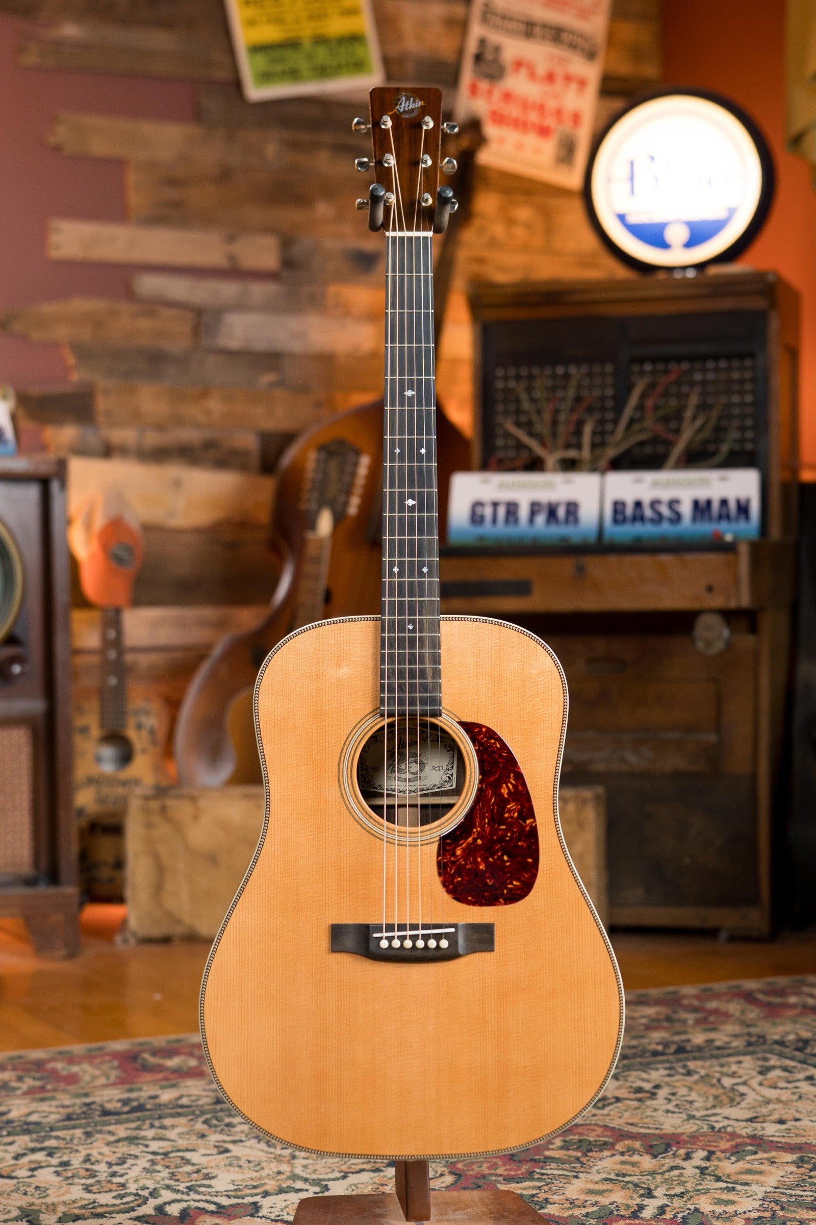 (Used) Atkin D37 Baked Sitka/Rosewood Dreadnought Acoustic Guitar with Aged Finish #1995