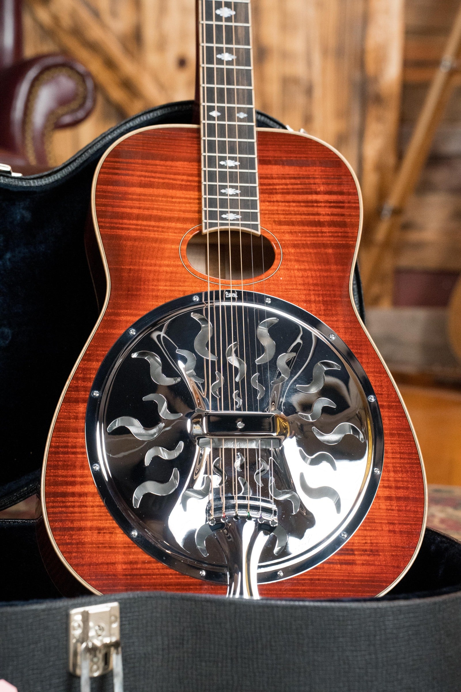(Used) Beard A Odyssey All Figured Maple Resonator Guitar w/Electronics