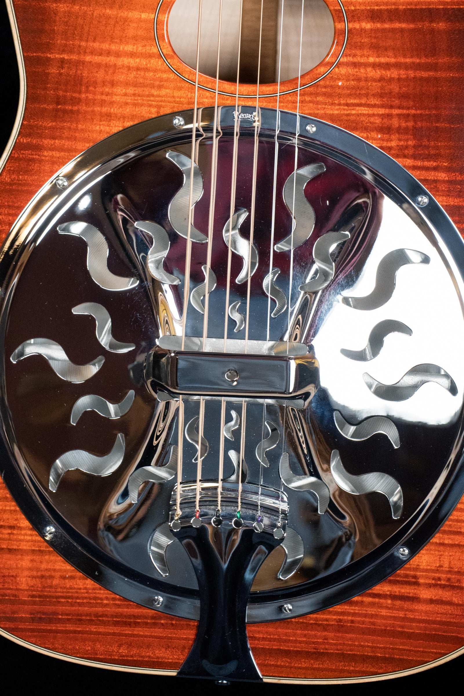 (Used) Beard A Odyssey All Figured Maple Resonator Guitar w/Electronics