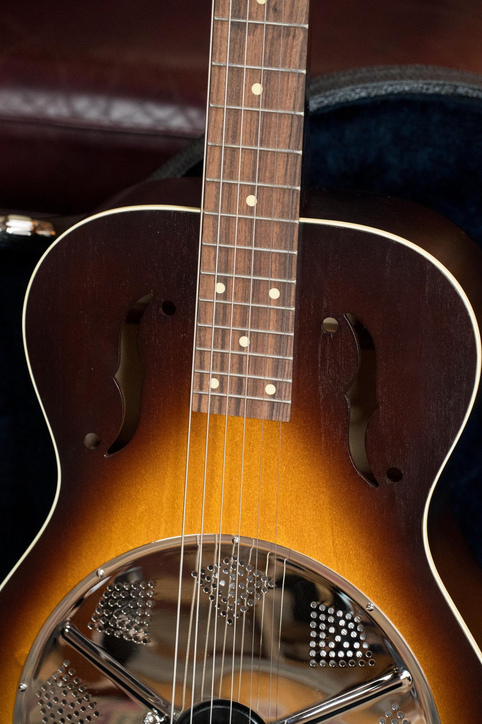 (Used) Beard Deco Phonic Model 47 All Finnish Birch Veneer Vintage Sunburst Resonator Guitar w/Electronics #2117