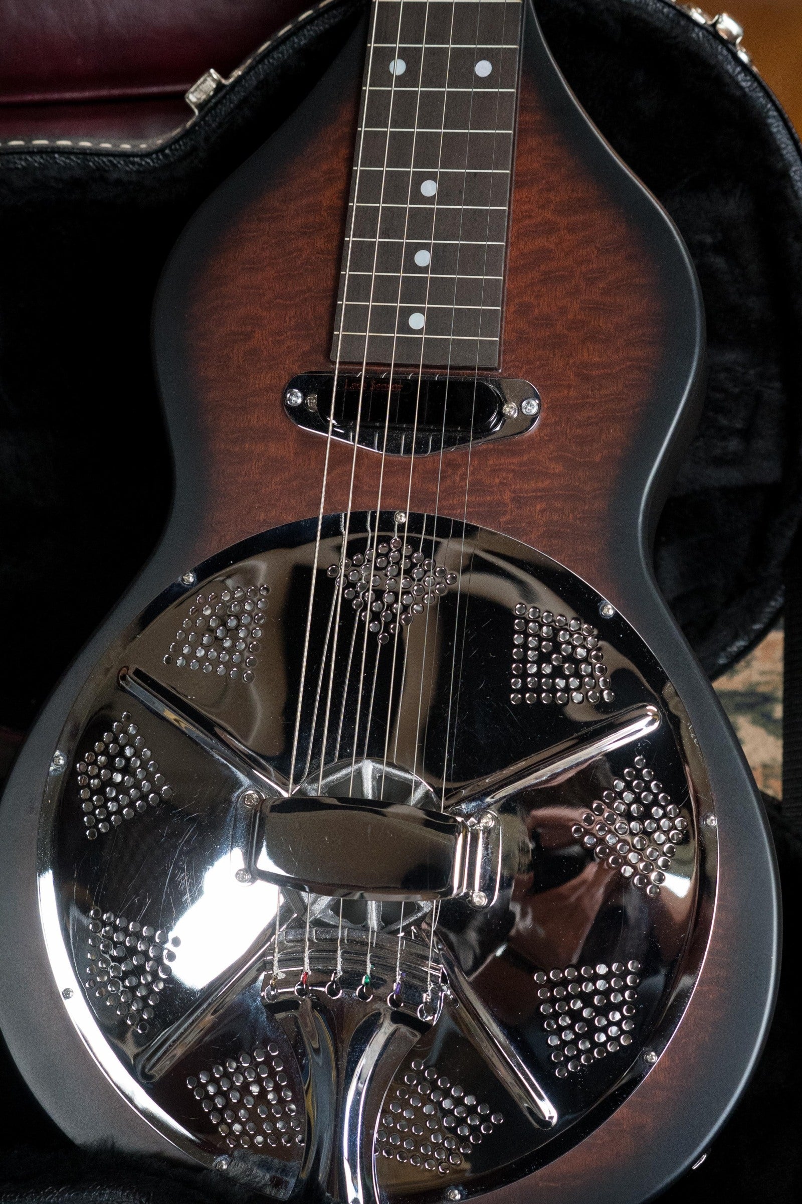 (Used) Beard Road-O-Phonic All Mahogany Lap Steel Resonator Guitar #114