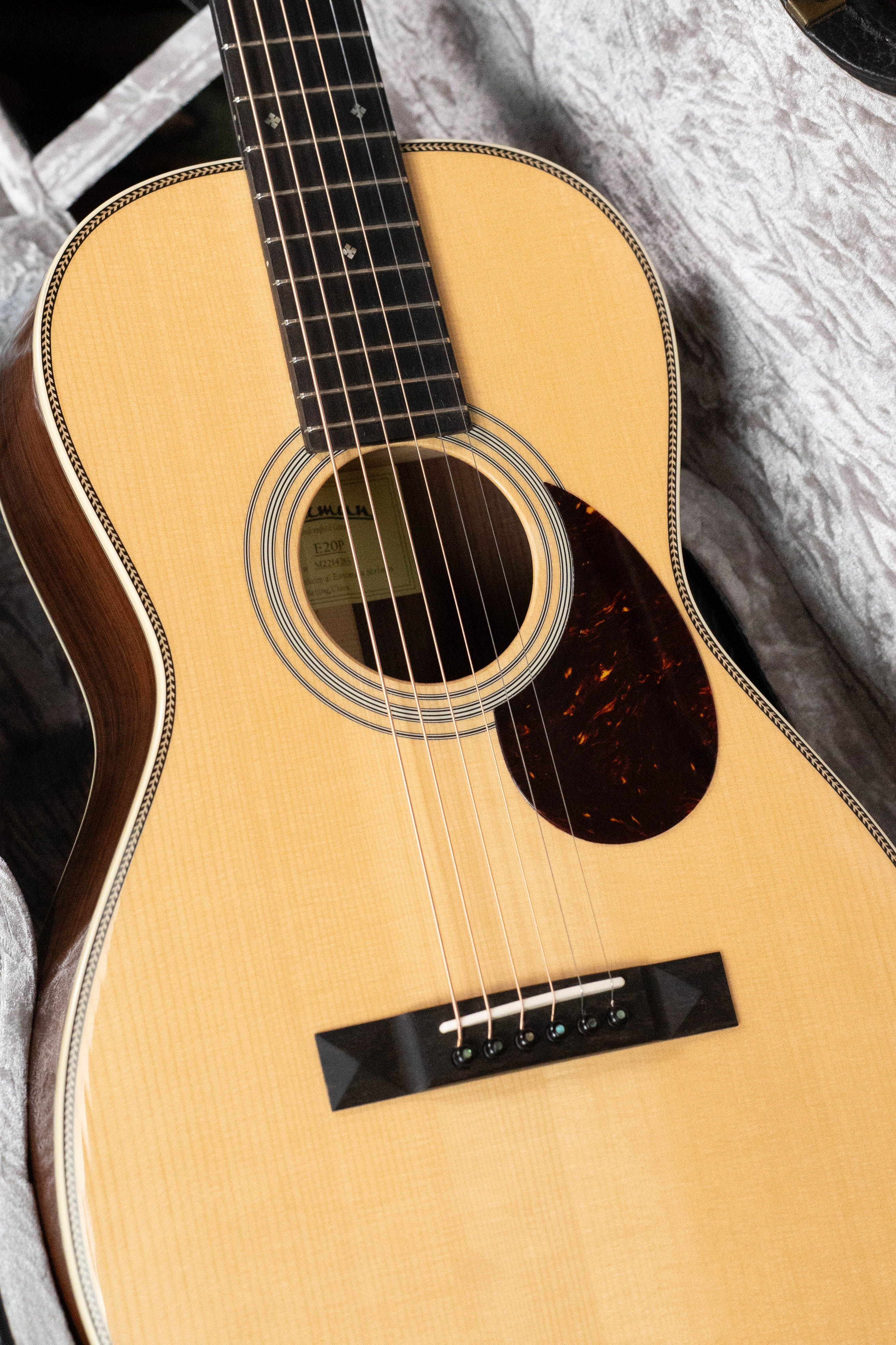 (Used) 2021 Eastman E20P Adirondack/Rosewood Parlor Guitar w/K&K Pickup #4283