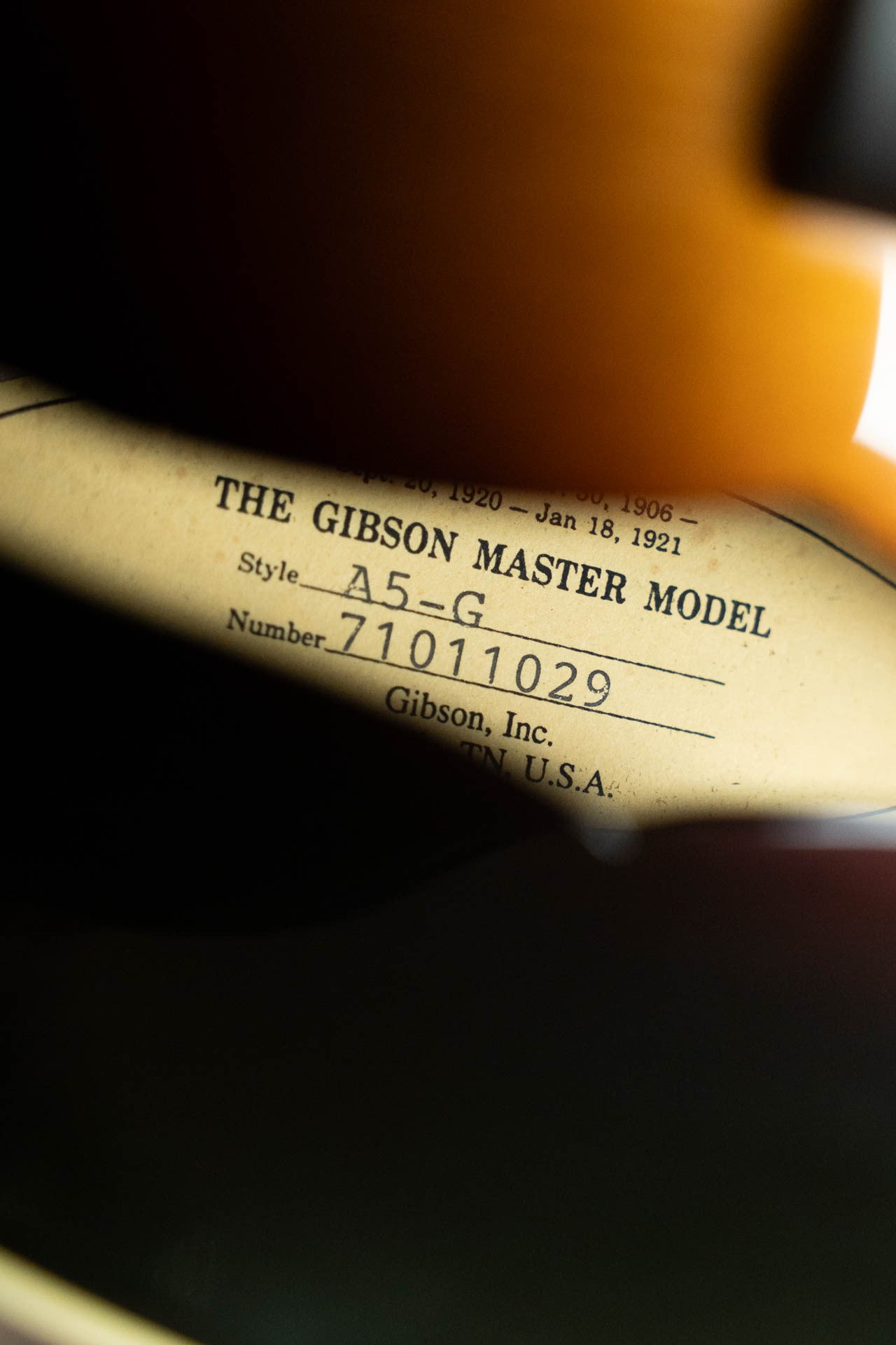 (Used) Gibson A5-G Master Model Spruce/Flamed Maple Mandolin #1029