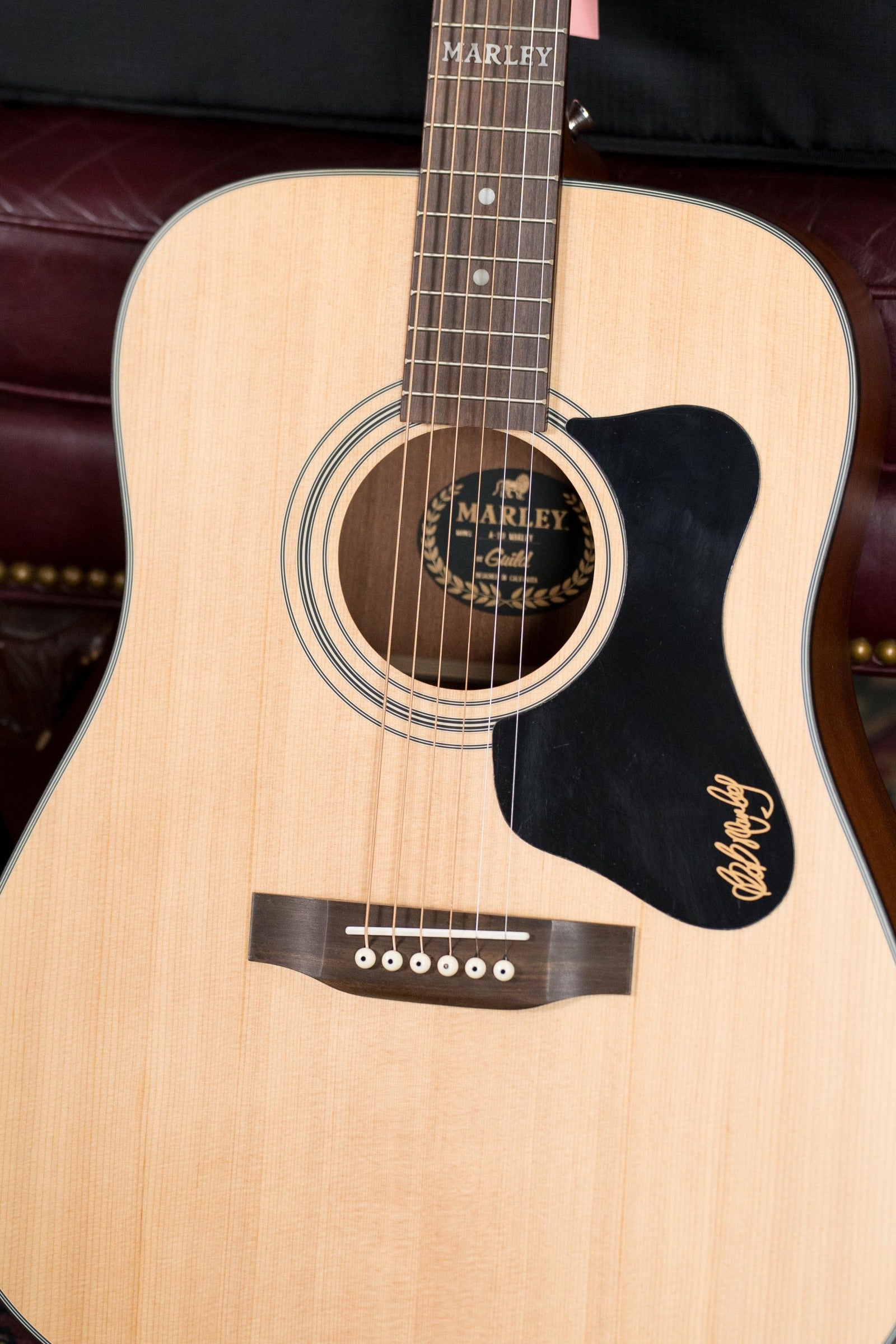 (Used) Guild A-20 Bob Marley Sitka/Mahogany Dreadnought Acoustic Guitar #5334