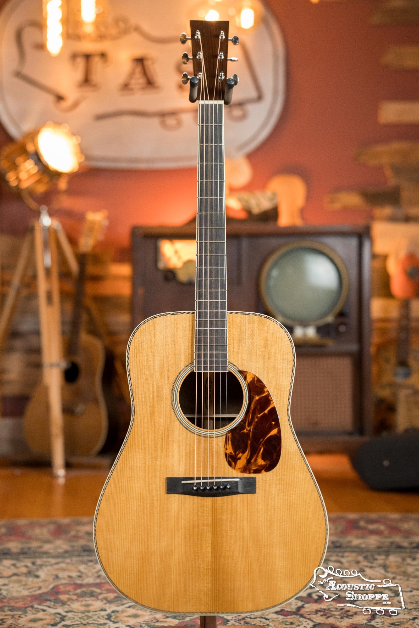 (Used) Huss & Dalton TDR Pilgrim Custom Torrified Adirondack Spruce/Brazilian Rosewood Dreadnought Acoustic Guitar #5357