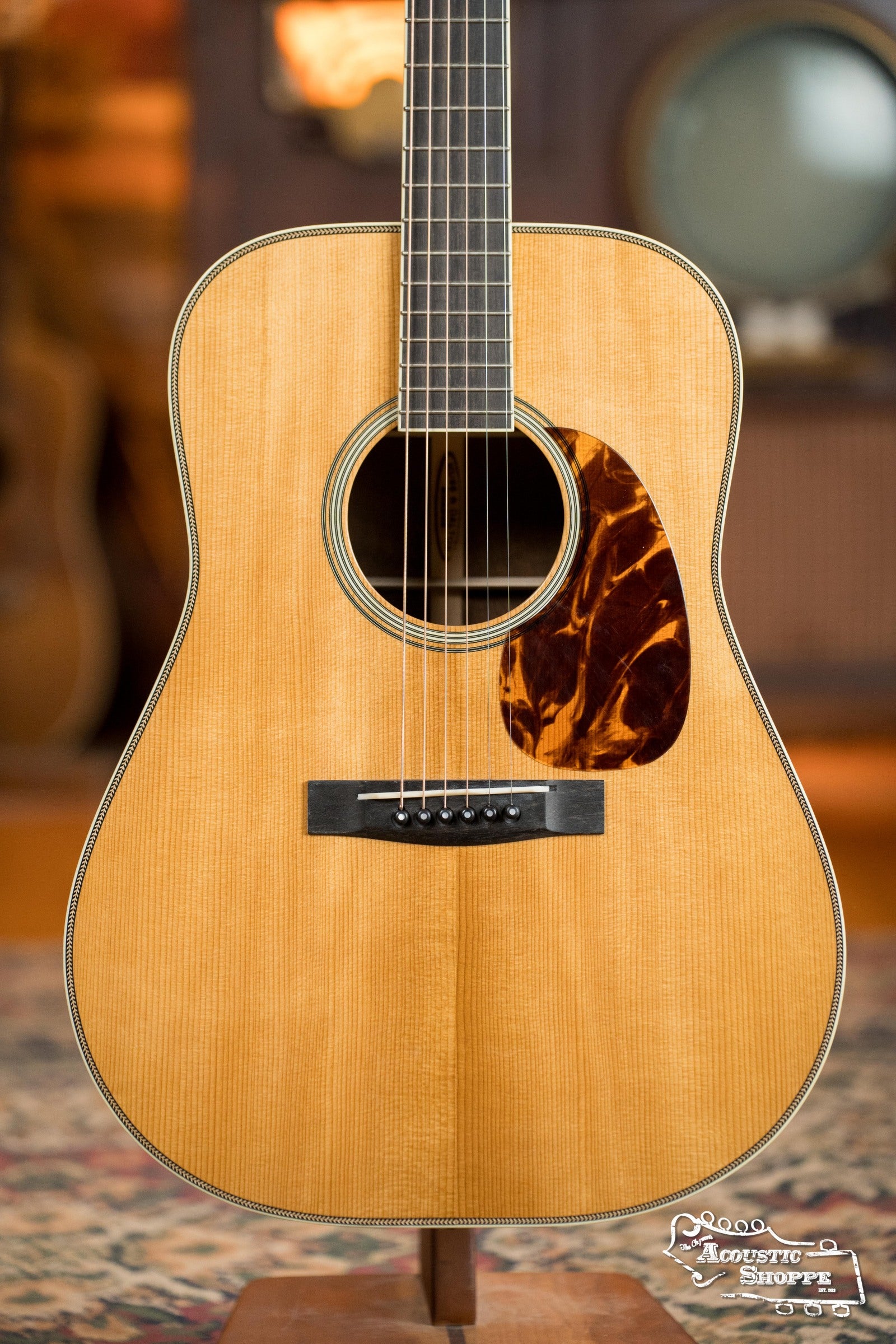 (Used) Huss & Dalton TDR Pilgrim Custom Torrified Adirondack Spruce/Brazilian Rosewood Dreadnought Acoustic Guitar #5357