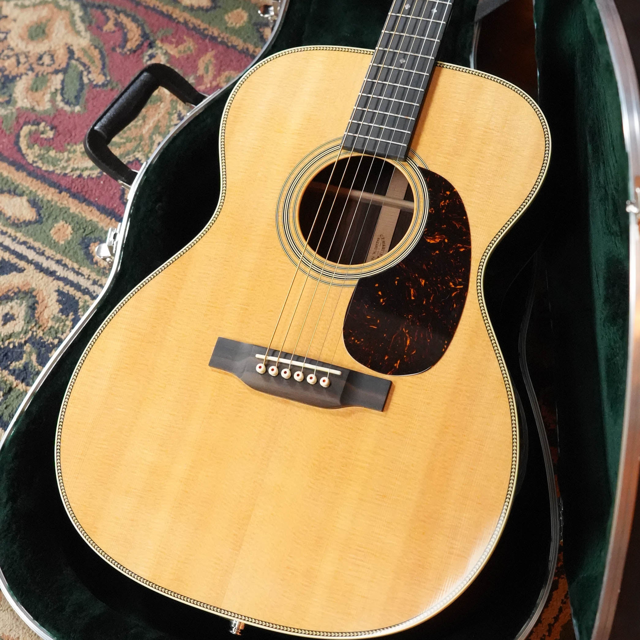Used) Martin OOO-28 Gloss Spruce/Rosewood OOO Acoustic Guitar #2078
