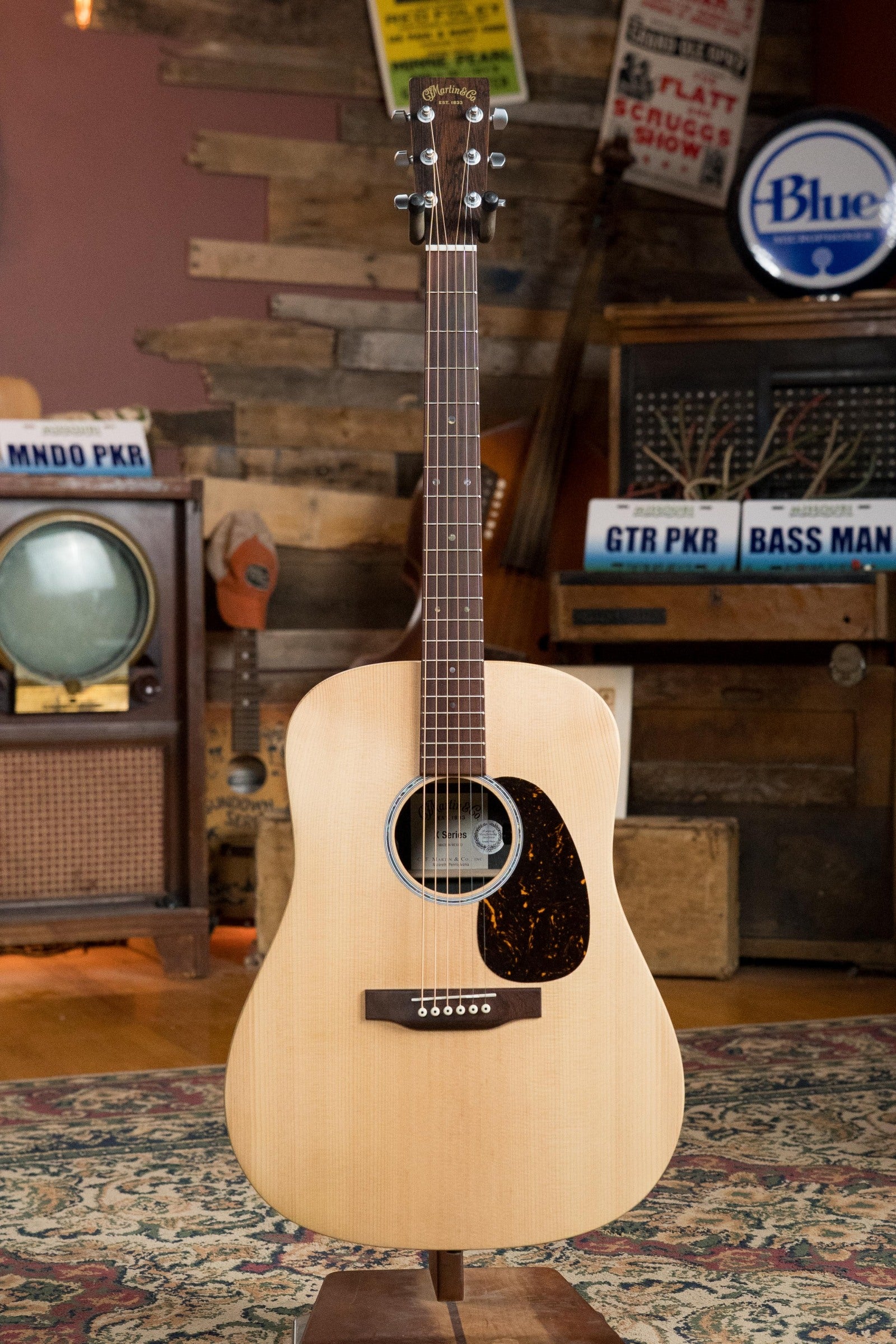 (Used) Martin D-X2E Spruce/HPL Brazilian Rosewood Dreadnought Guitar w/Electronics #1410