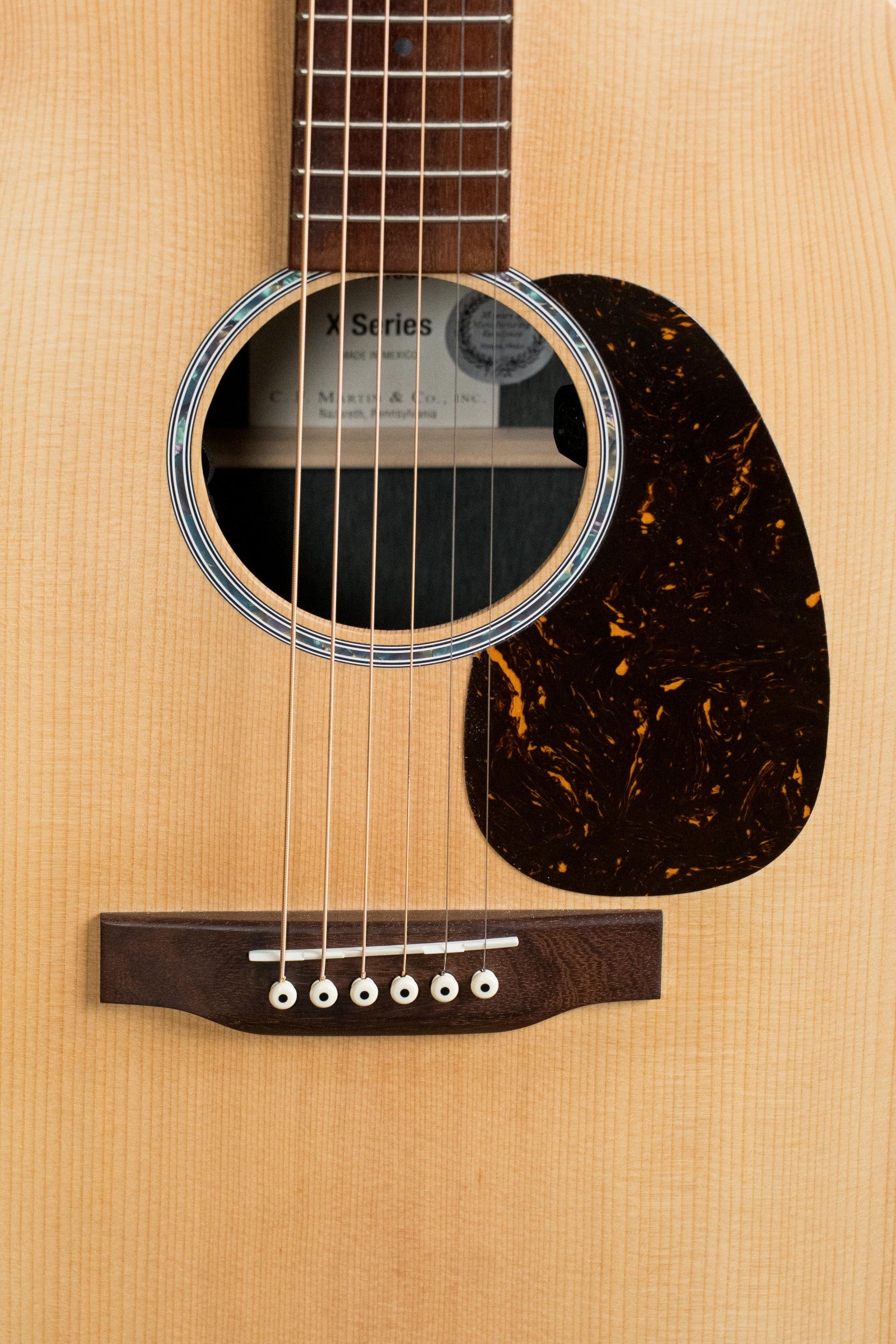 (Used) Martin D-X2E Spruce/HPL Brazilian Rosewood Dreadnought Guitar w/Electronics #1410