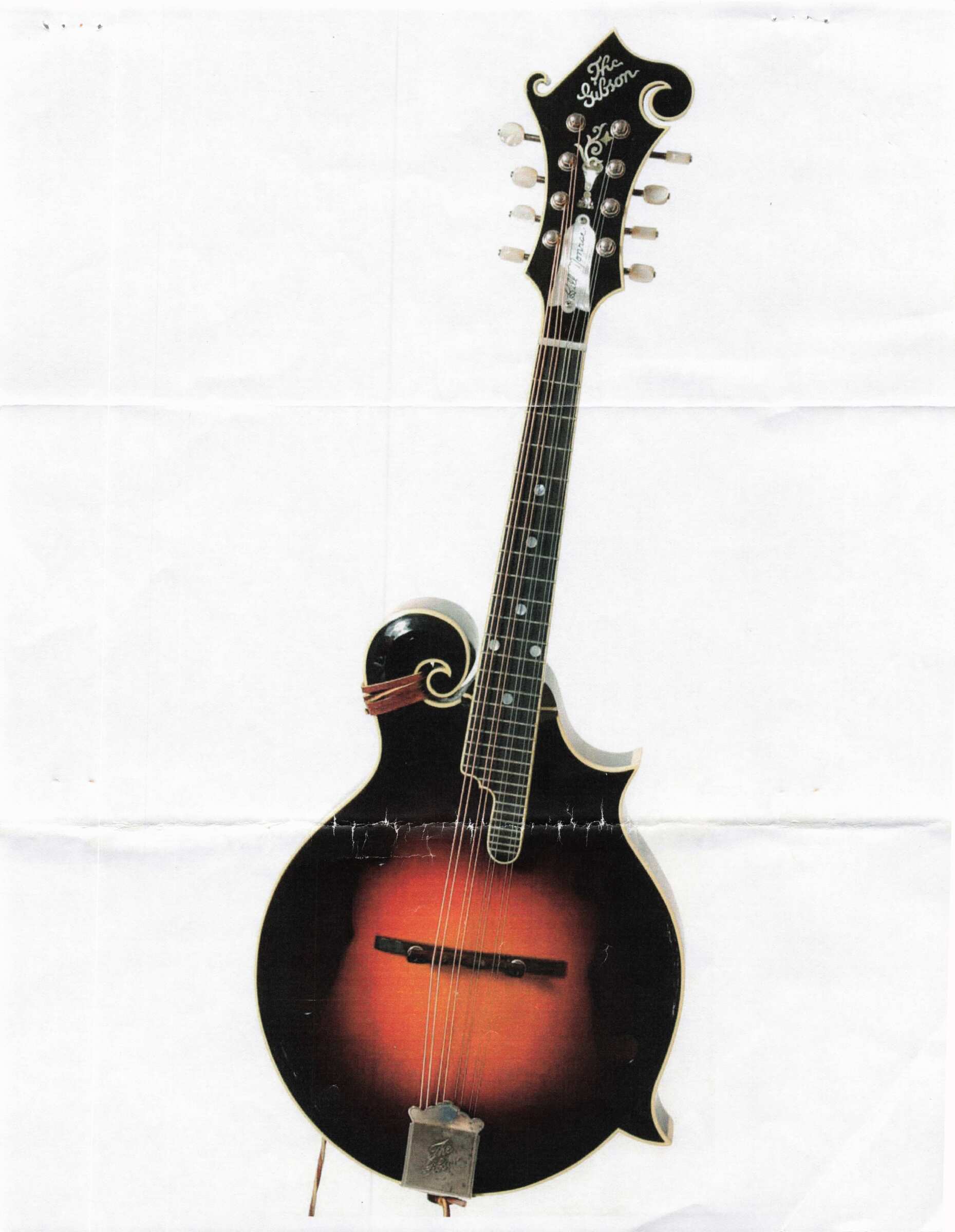 (Used) October 1993 Gibson Certified Authentic Bill Monroe F-Style Mandolin