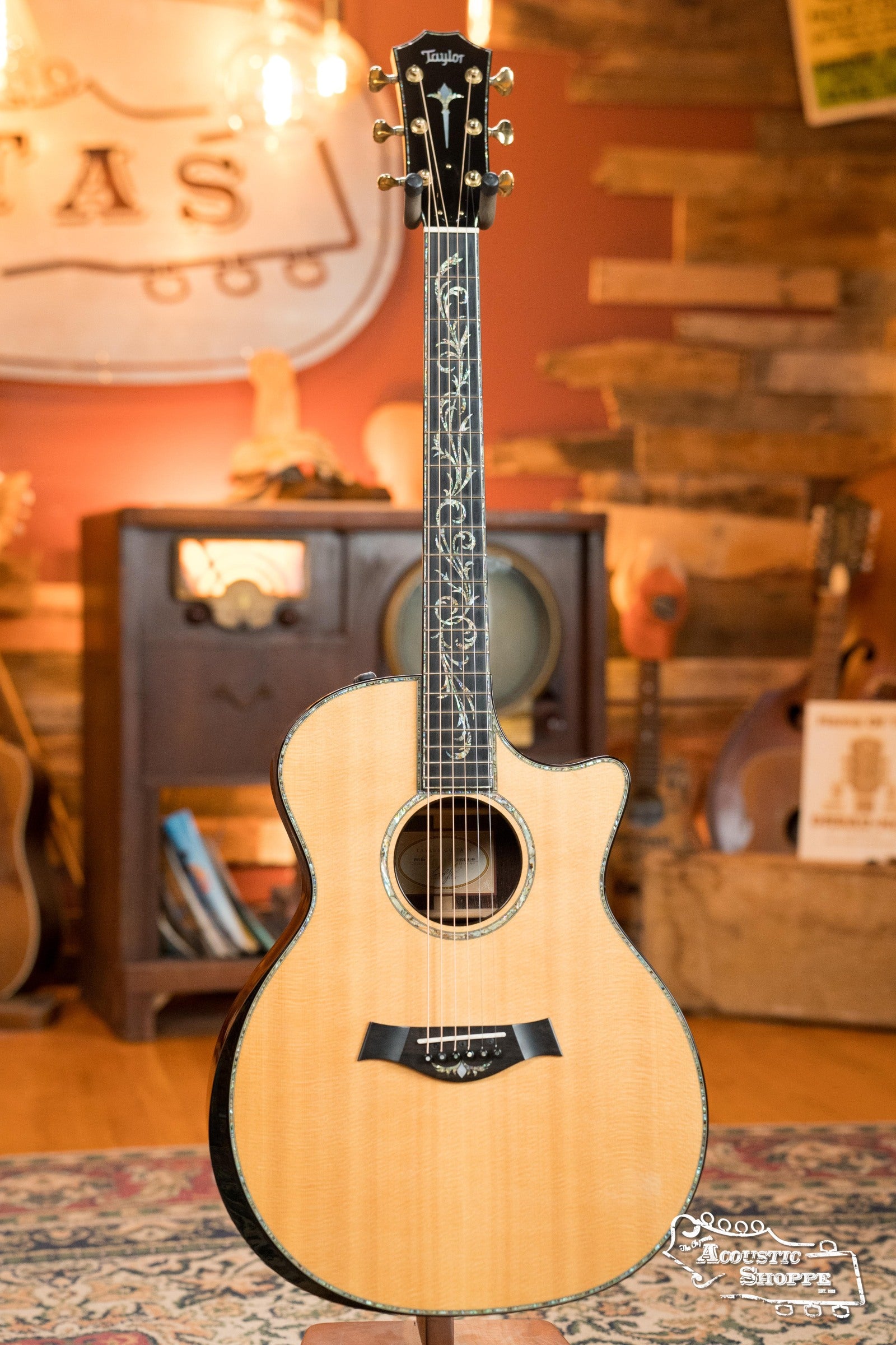 (Used) Taylor PS14CE Sitka Spruce/Cocobolo Cutaway Grand Auditorium Guitar w/Electronics #4100