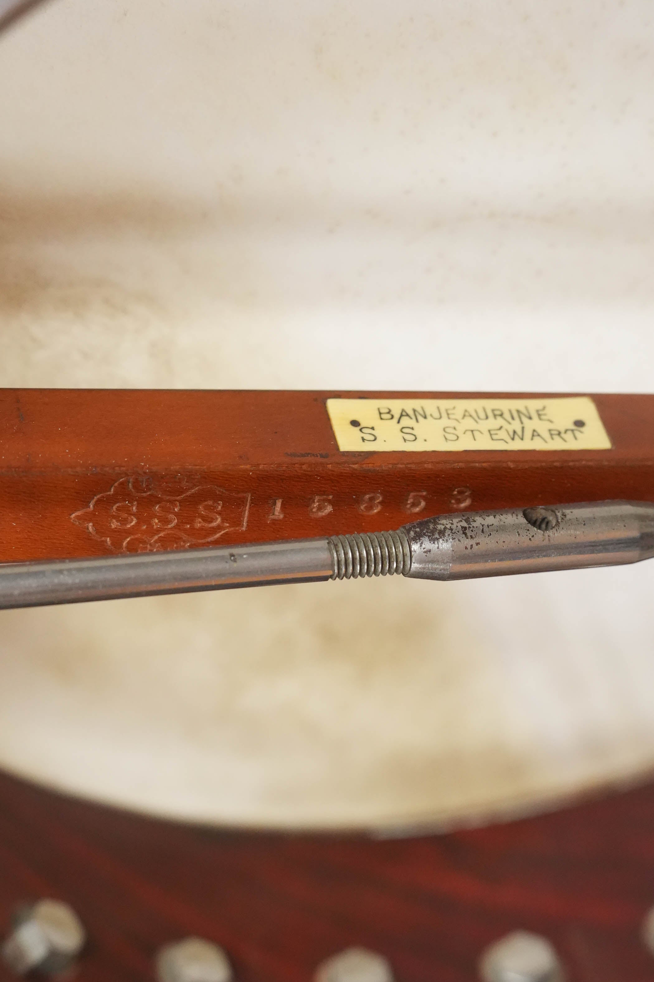 (Used) Vintage 1895 S.S. Stewart Banjeaurine 5-String Open-Back Banjo #5853