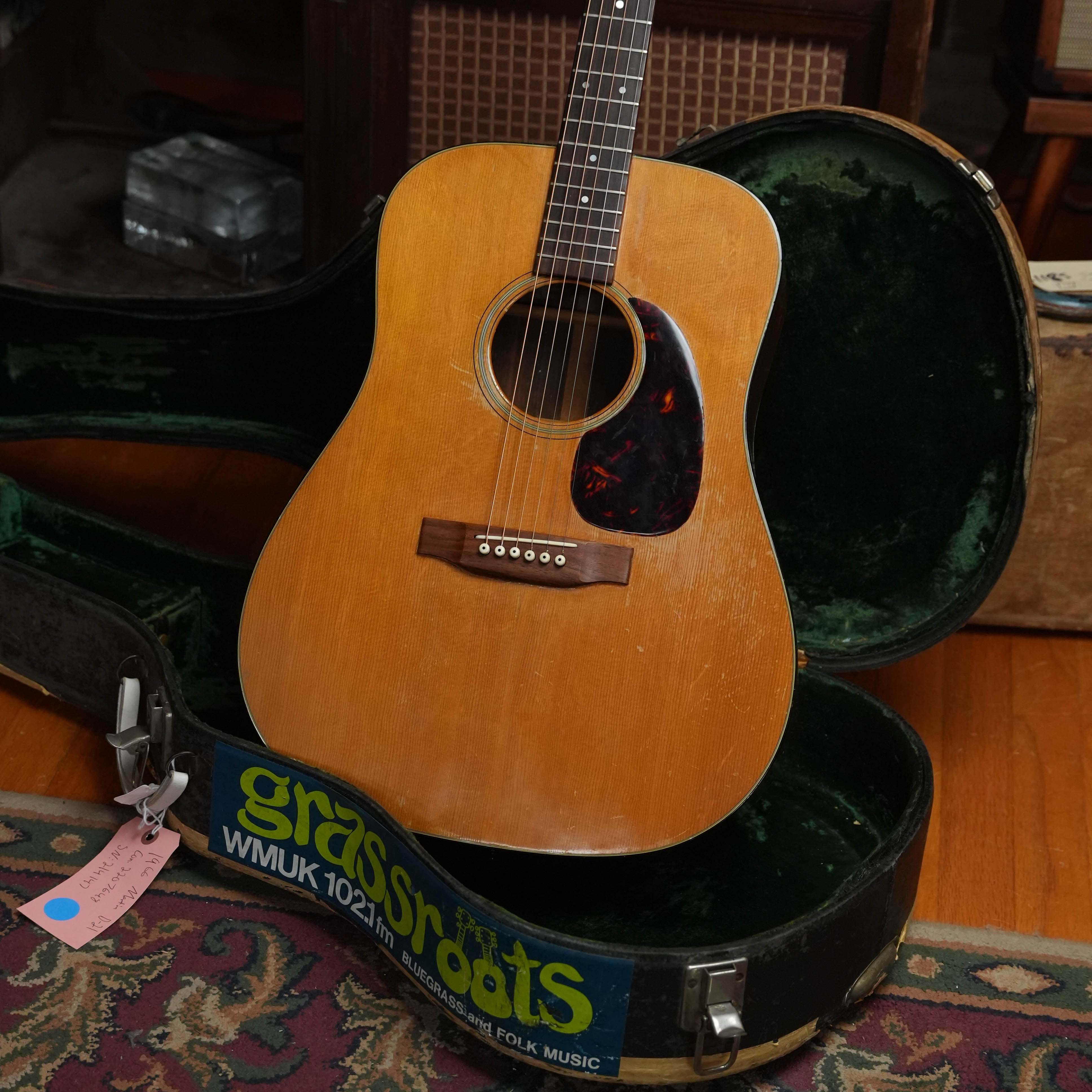 (Used) Vintage 1966 Martin D-21 Dreadnought Guitar #4147