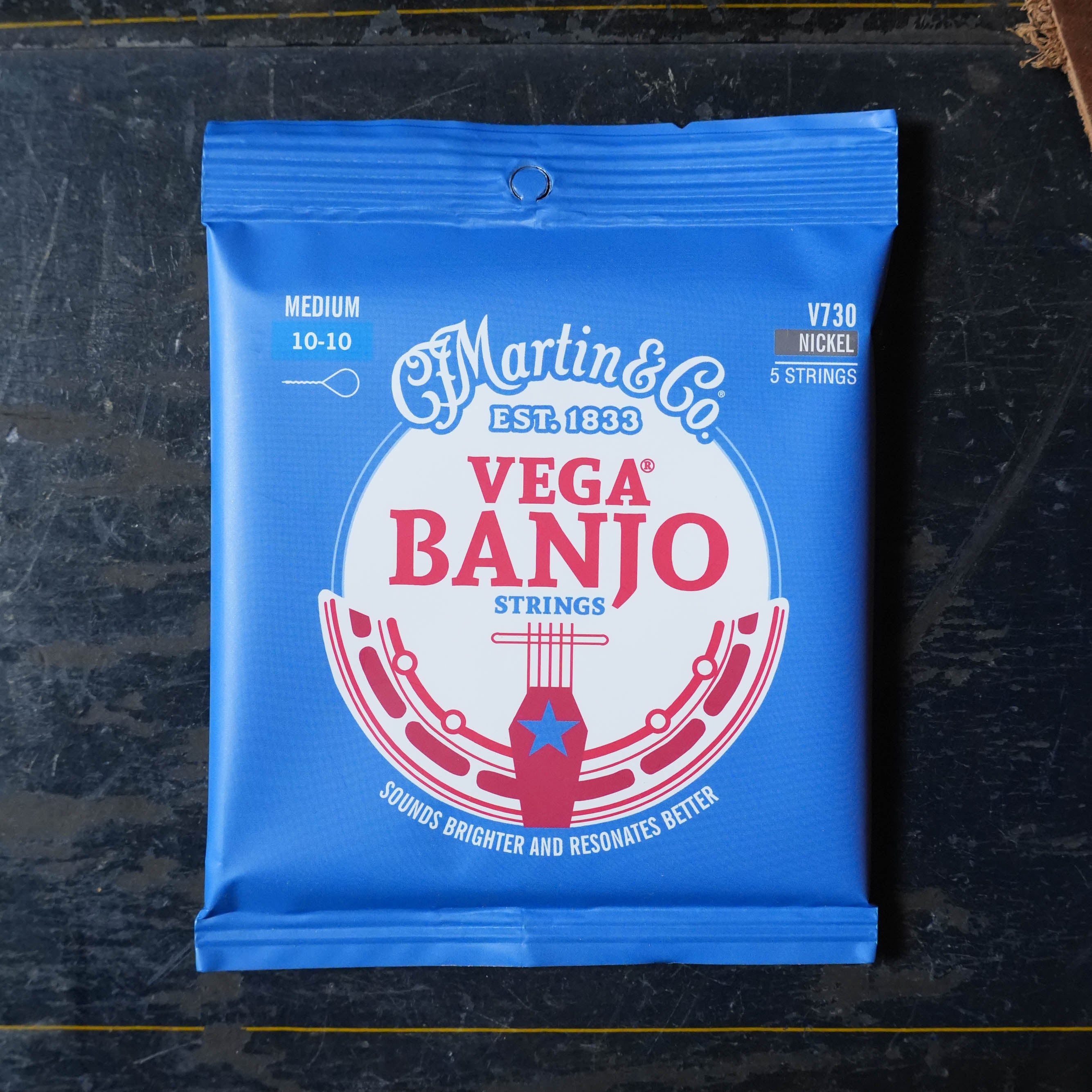 Martin Vega Bluegrass Medium Banjo Strings - Nickel/Steel Alloy