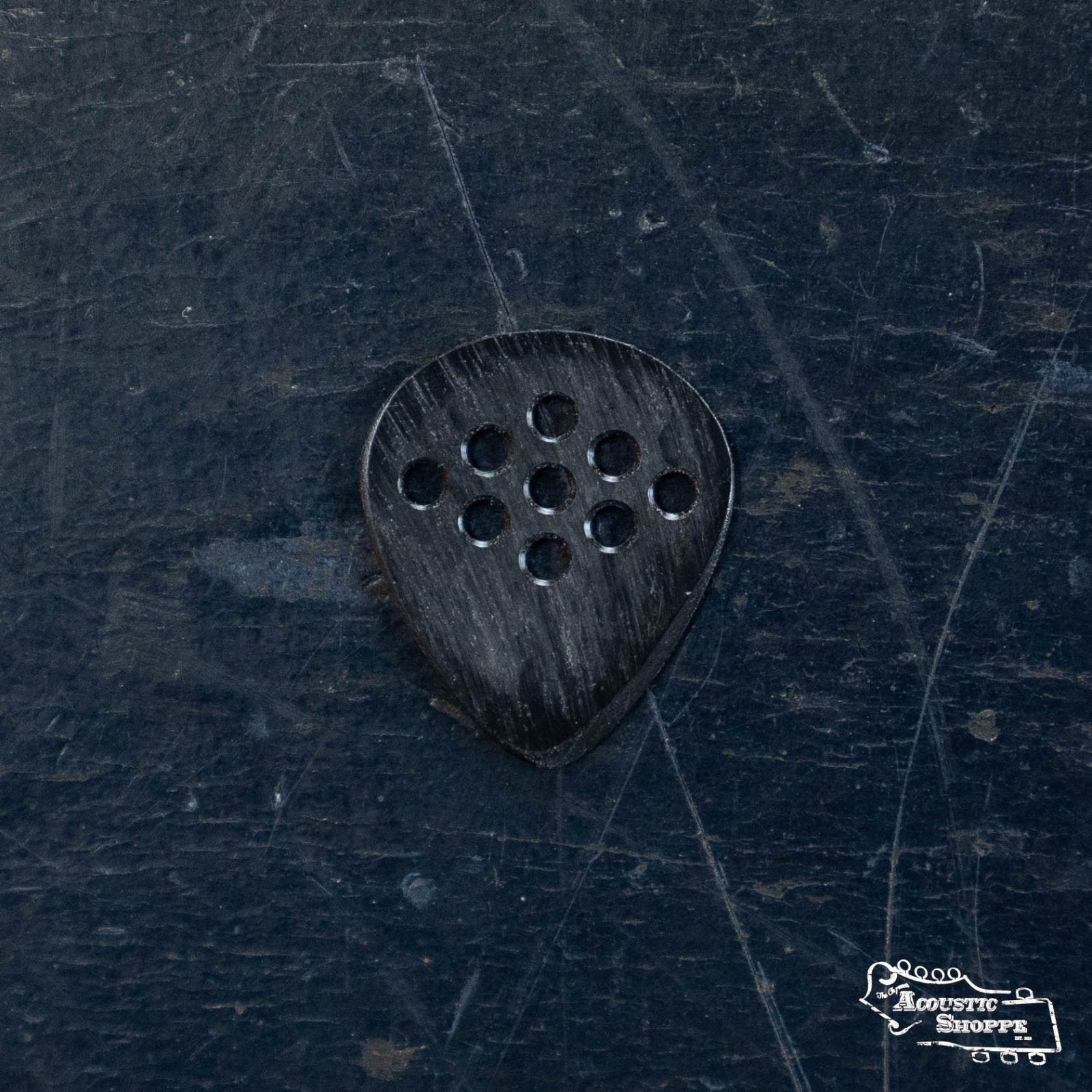 Wegen BG140B Bluegrass Acoustic Guitar Pick - Pack of 4, Black, 1.4mm