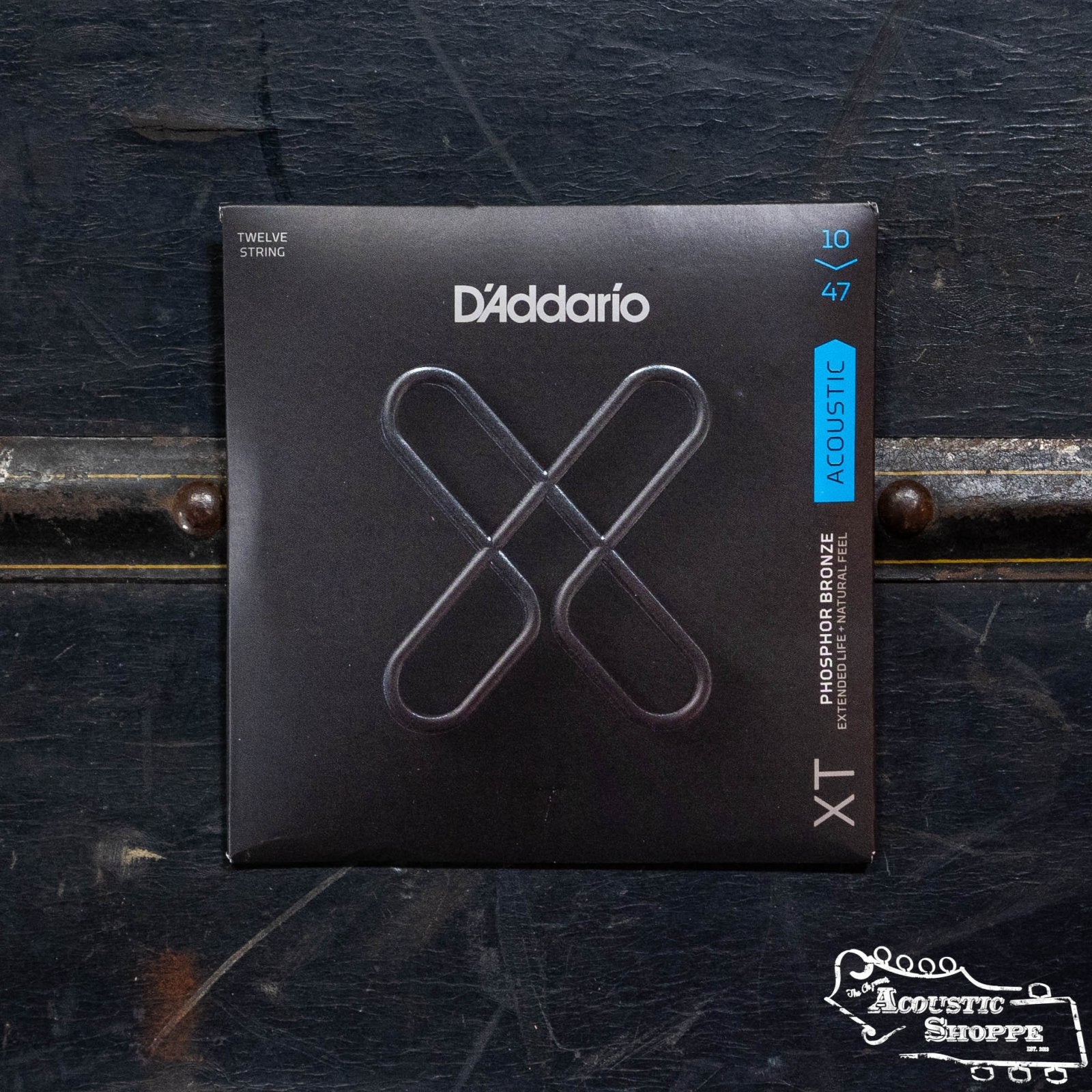 D'Addario XTAPB1047-12 Phosphor Bronze 12-String Light Acoustic Guitar Set
