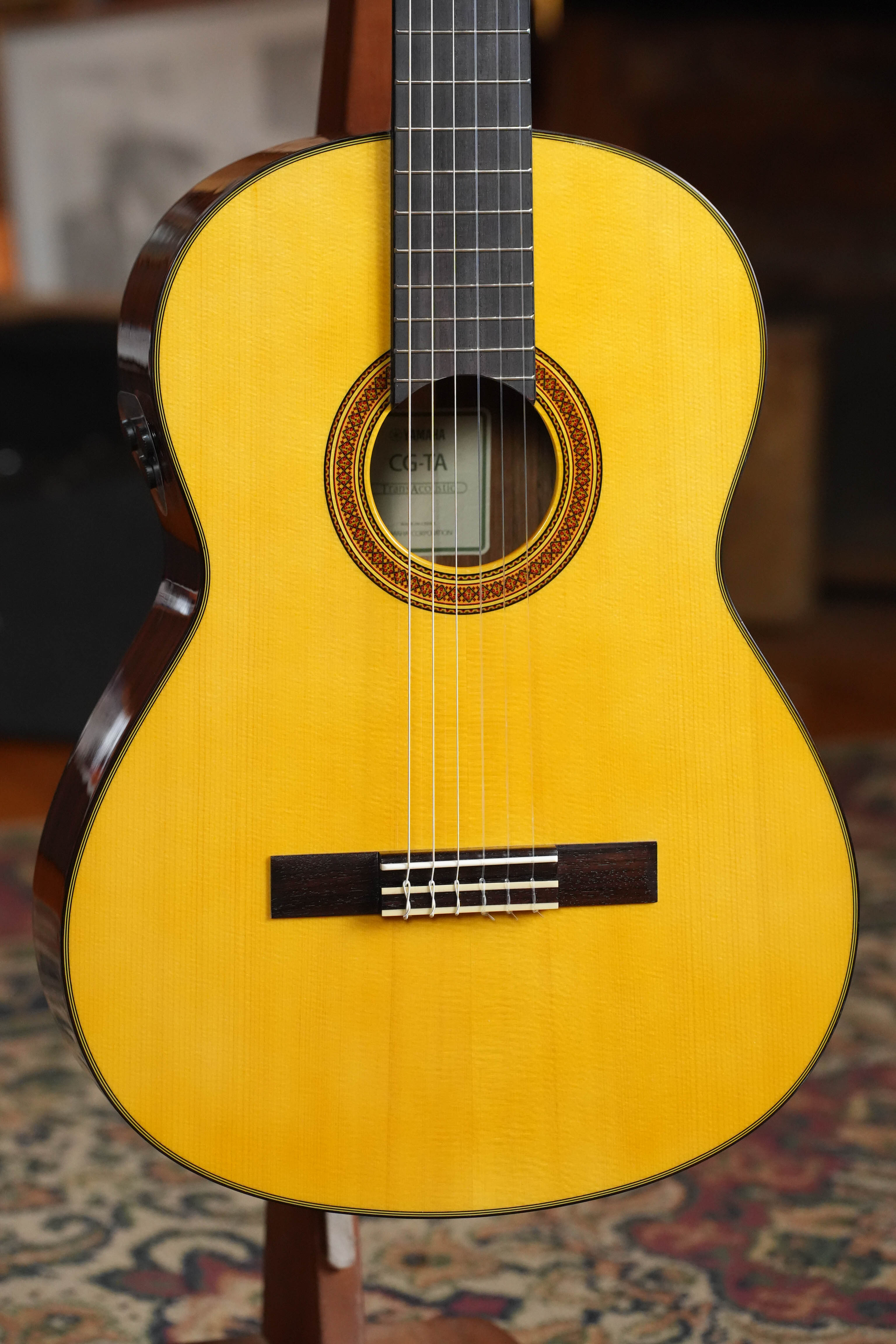 Yamaha CG-TA Spruce/Ovangkol Transacoustic Classical Acoustic Guitar #0018