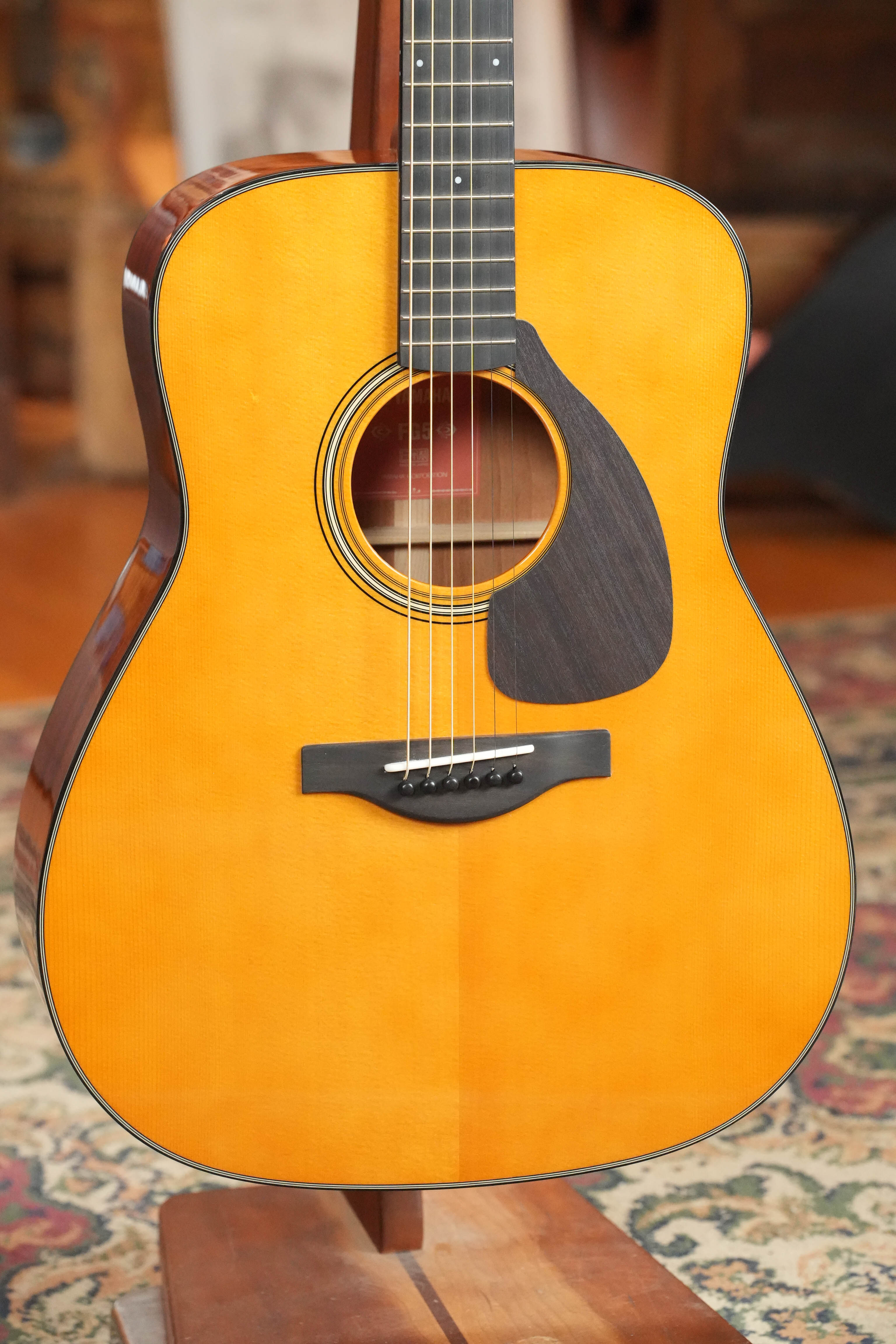 Yamaha FG5 GL NEW Gloss Red Label Dreadnought Acoustic Guitar #732A