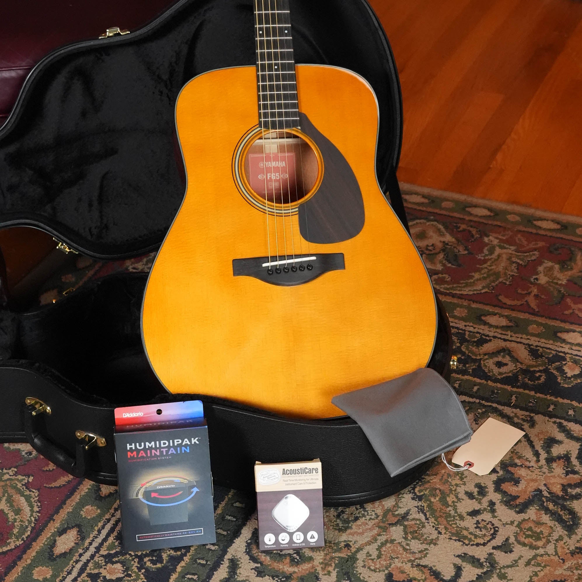 Yamaha FG5 GL NEW Gloss Spruce/Mahogany Red Label Dreadnought Acoustic