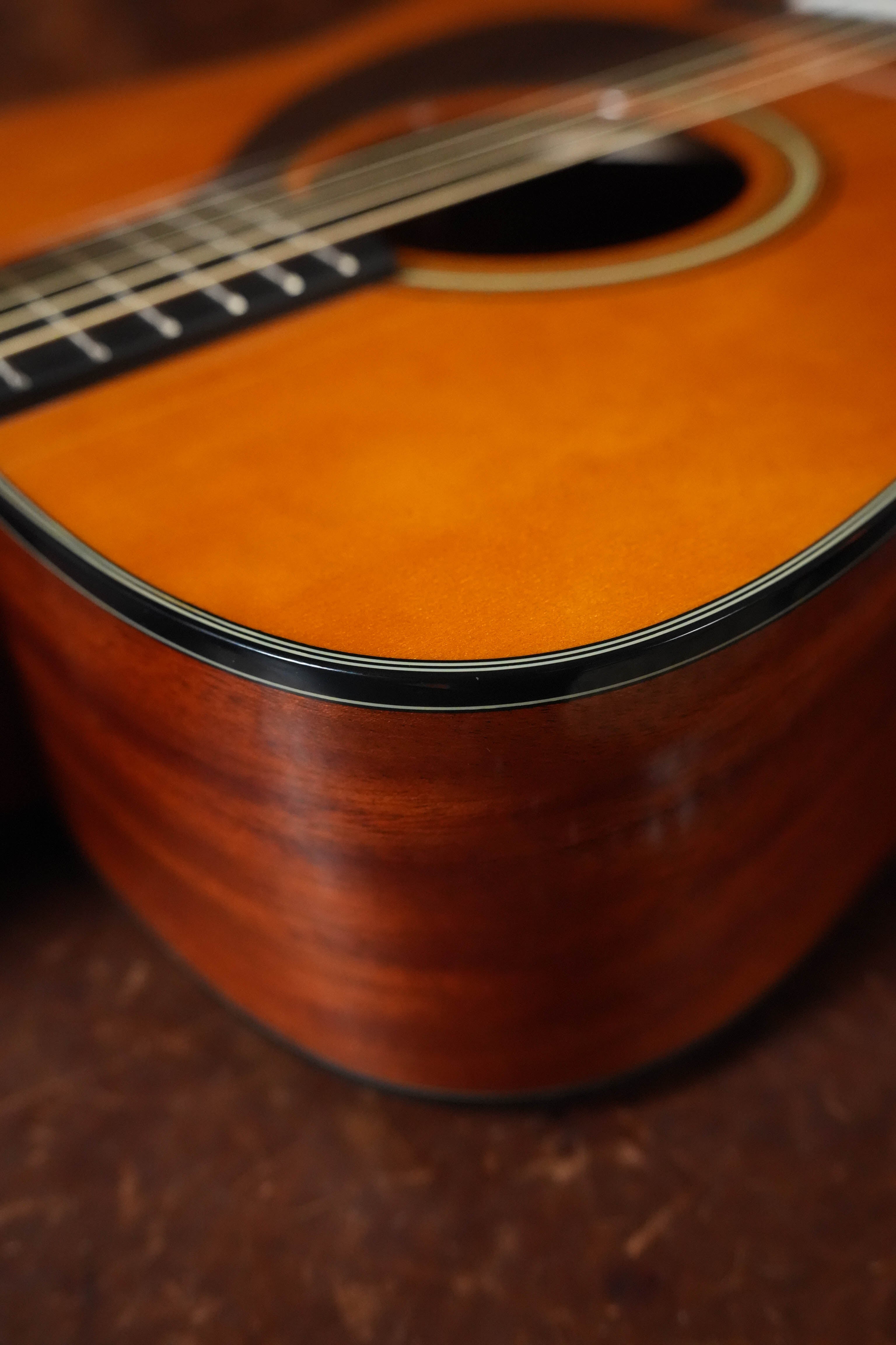 Yamaha FG5 GL NEW Gloss Spruce/Mahogany Red Label Dreadnought Acoustic Guitar #520A