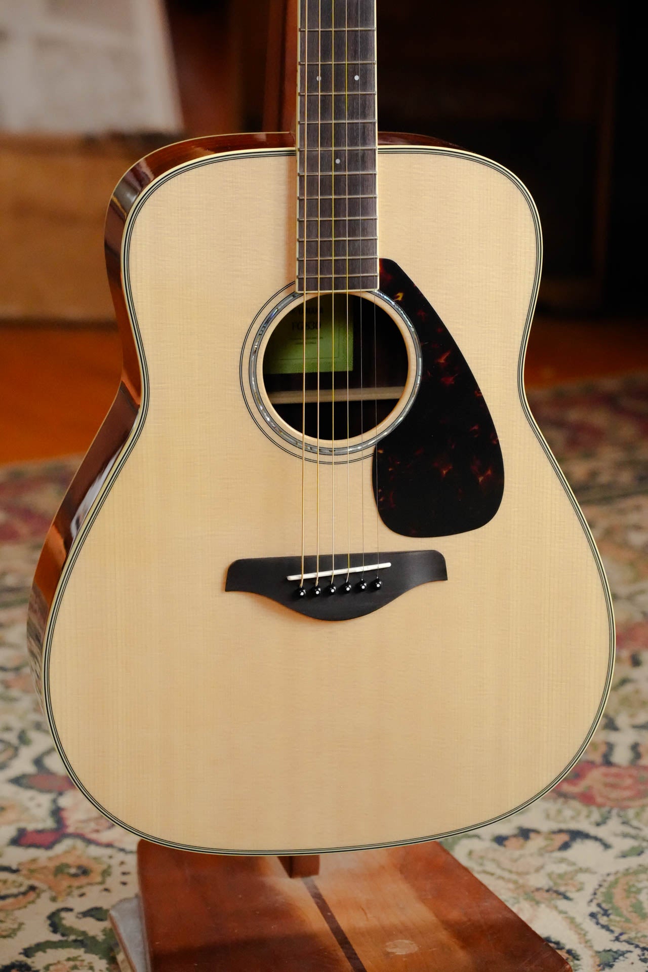 Yamaha FG830 Spruce/Laminate Rosewood Autumn Burst Dreadnought Acoustic Guitar #1125