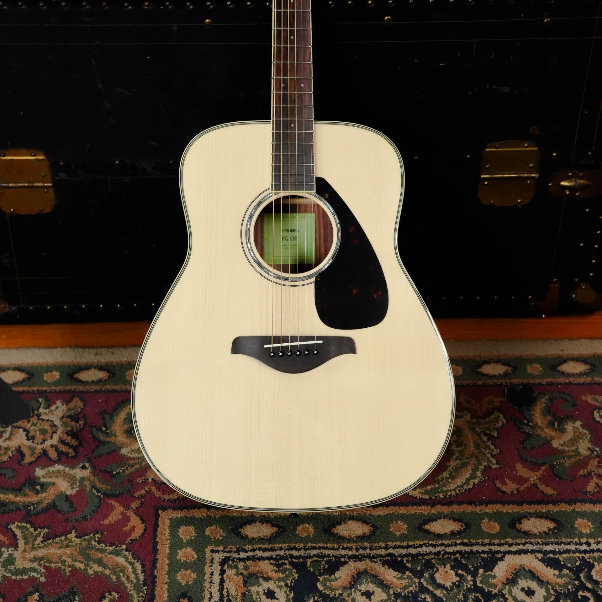 Yamaha FG830 Spruce/Laminate Rosewood Autumn Burst Dreadnought Acoustic Guitar #1185