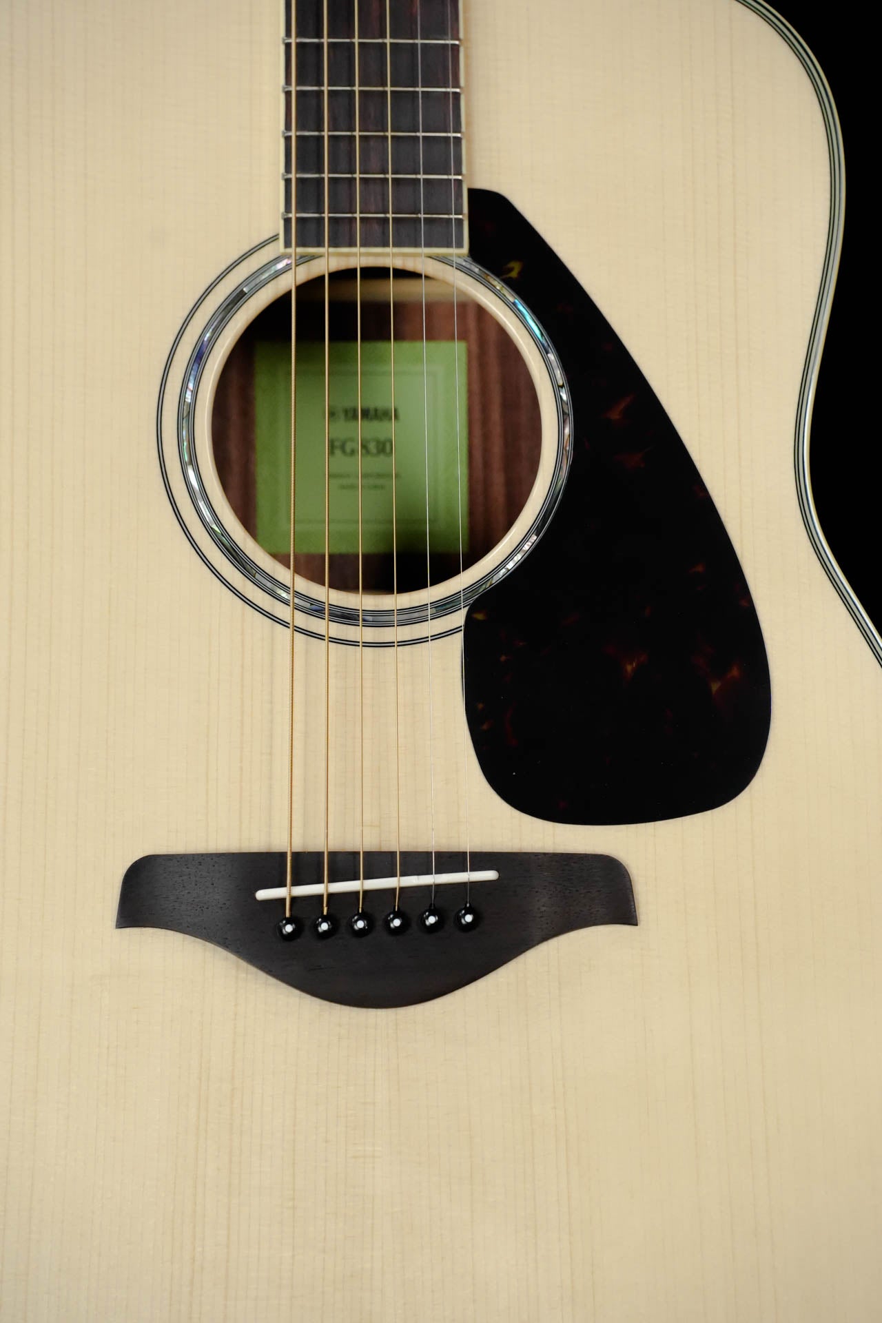 Yamaha FG830 Spruce/Laminate Rosewood Autumn Burst Dreadnought Acoustic Guitar #1185