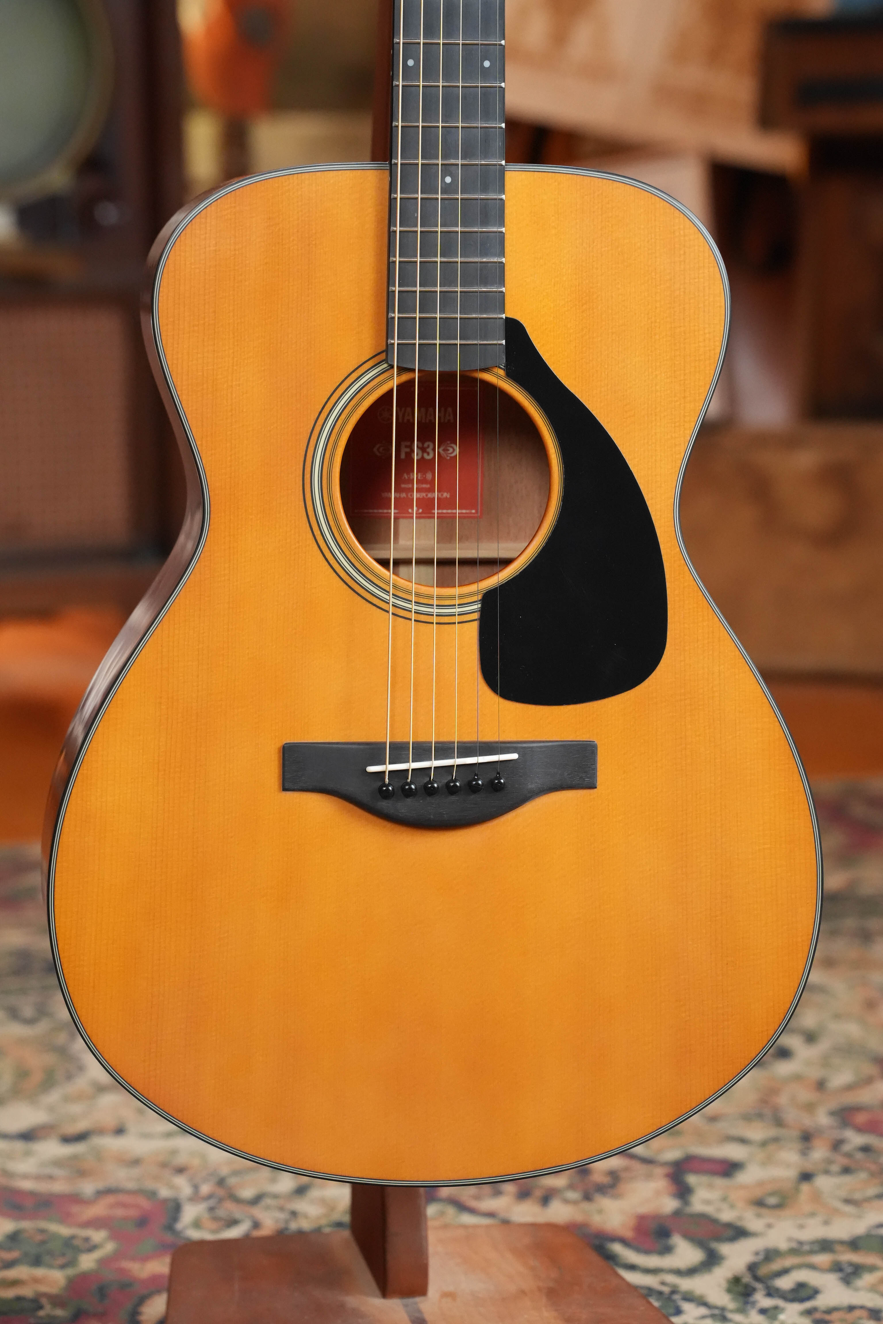 Yamaha FS3 Sitka/Mahogany Red Label Concert Acoustic Guitar #1557