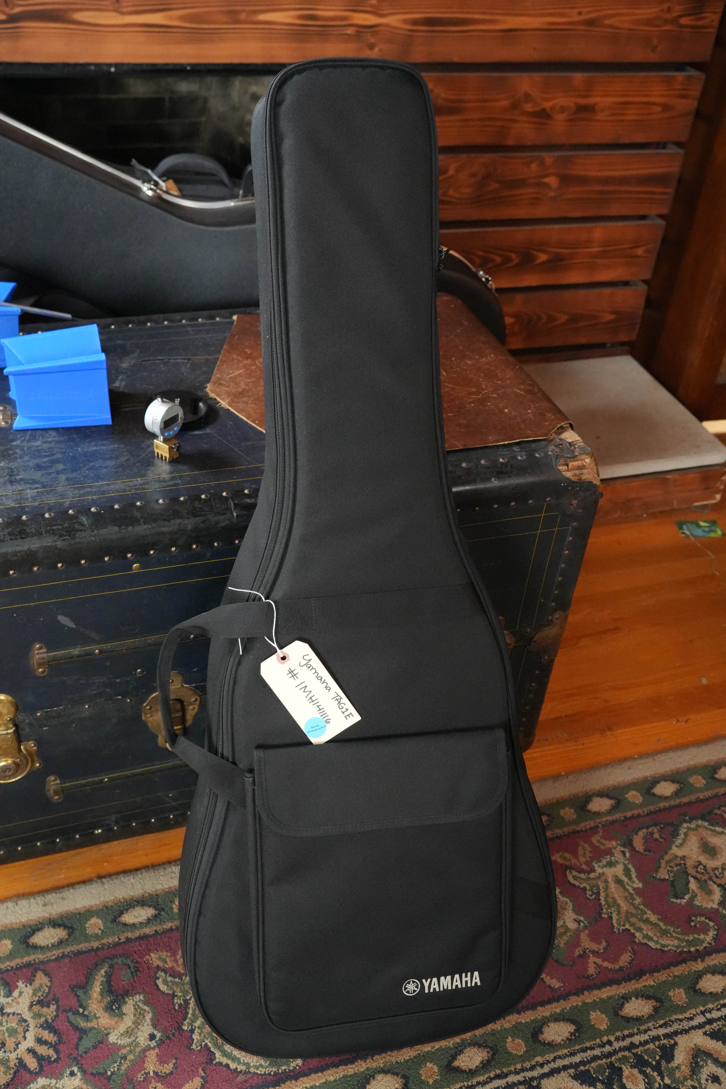 Yamaha TAS1E Natural Finish Concert Acoustic-Electric Guitar #1133