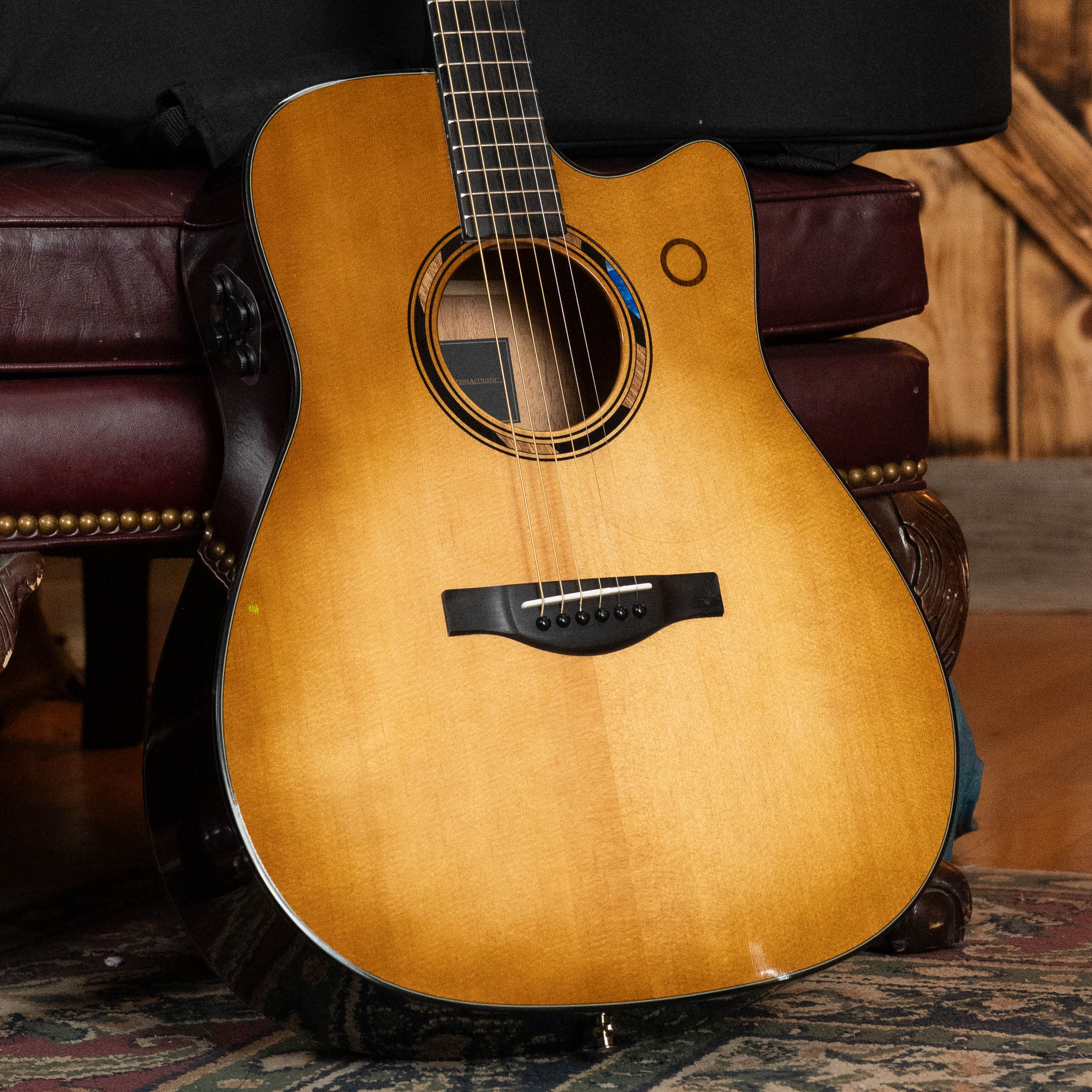 Yamaha TAG3C-SDB Sitka/Mahogany Sandburst Dreadnought Guitar w/the NEWEST TransAcoustic System #0426