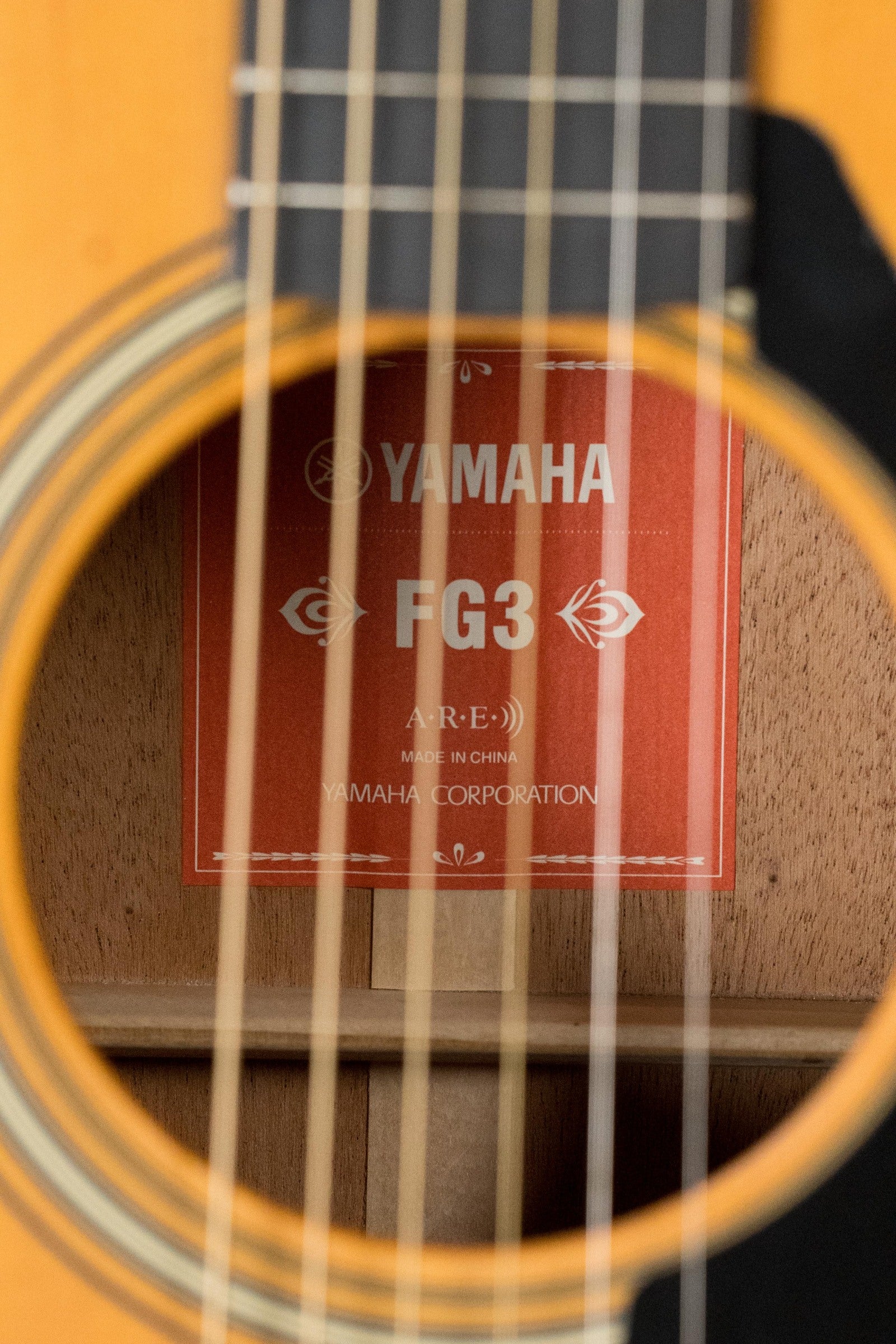 Yamaha FG3 Spruce/Mahogany Red Label Dreadnought Acoustic Guitar #1013