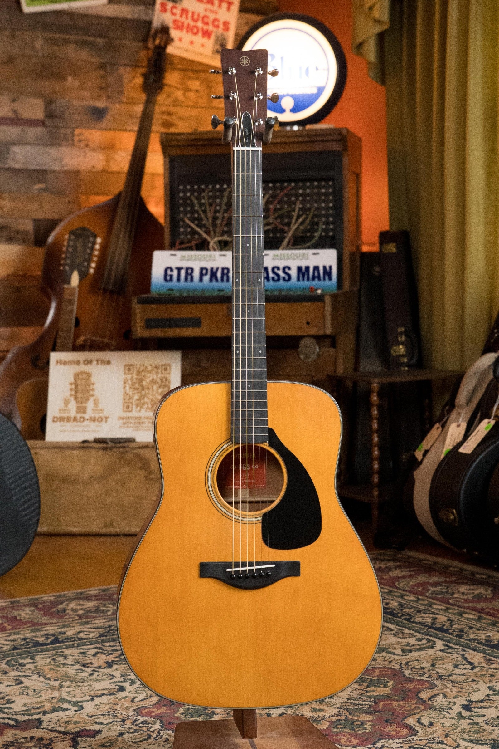 Yamaha FG3 Spruce/Mahogany Red Label Dreadnought Acoustic Guitar #1013
