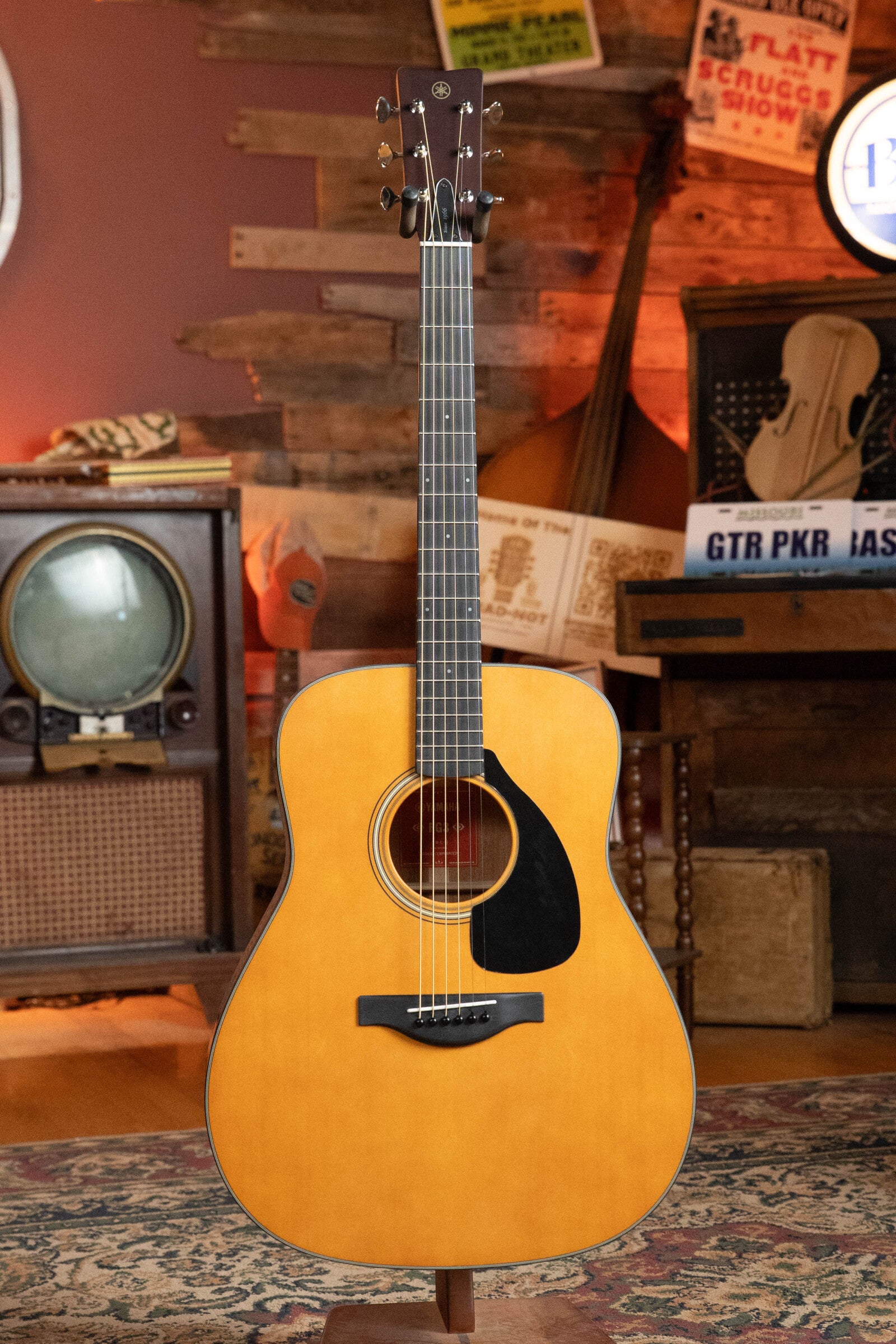 Yamaha FG3 Spruce/Mahogany Red Label Dreadnought Acoustic Guitar #1209