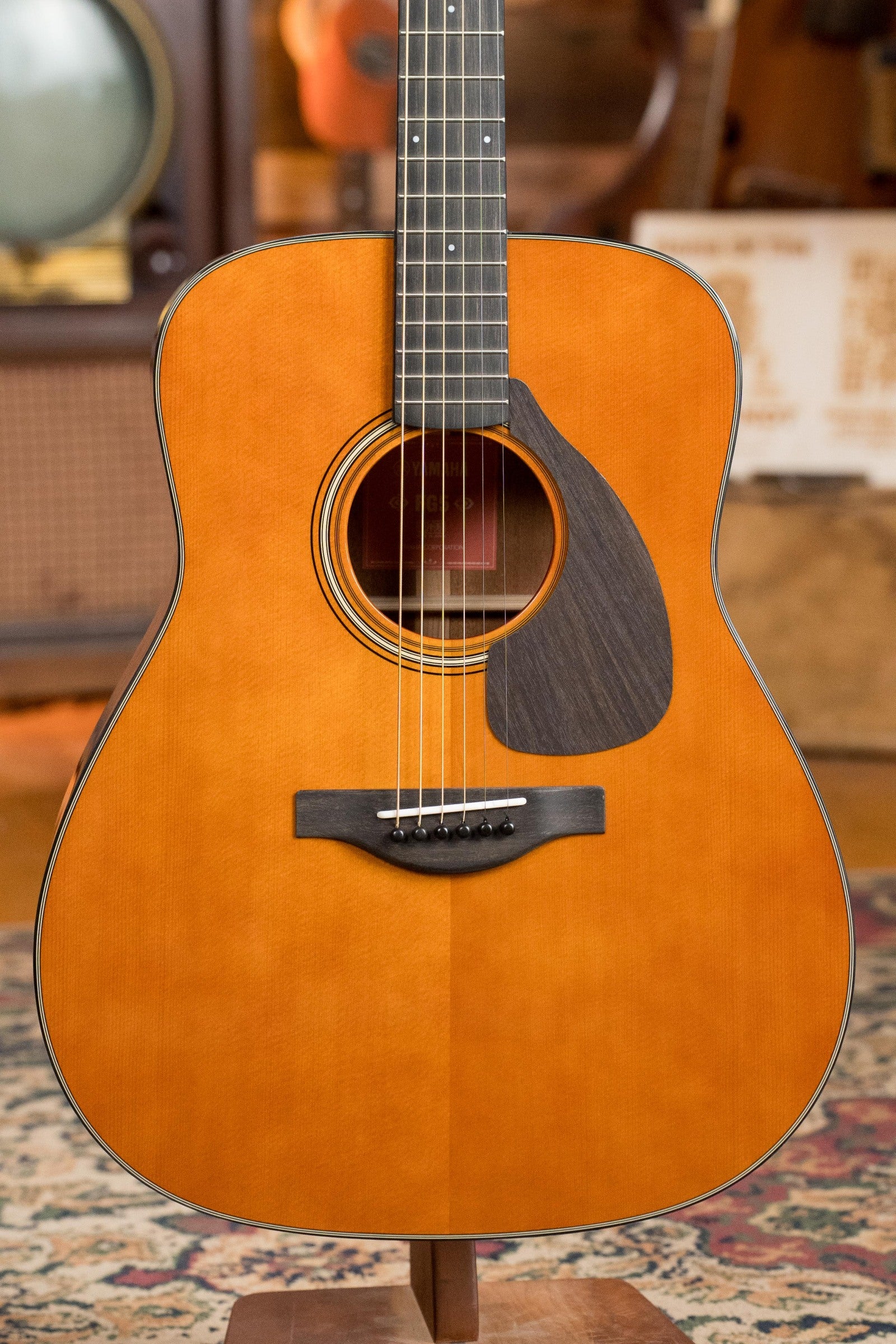 Yamaha FG5 GL NEW Gloss Spruce/Mahogany Red Label Dreadnought Acoustic Guitar #255A