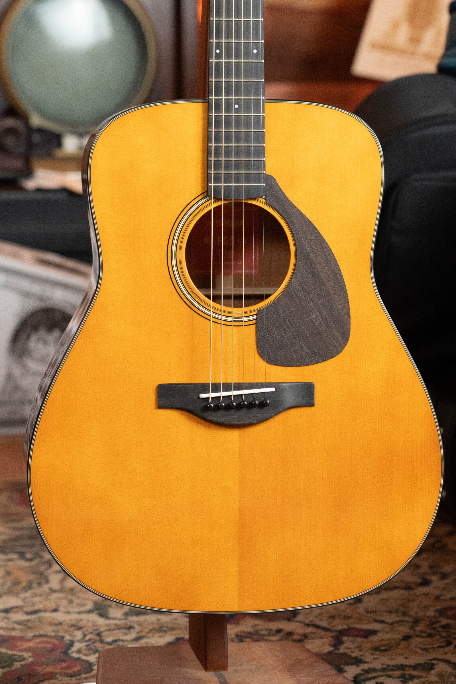 Yamaha FG5 GL NEW Gloss Spruce/Mahogany Red Label Dreadnought Acoustic Guitar #589A