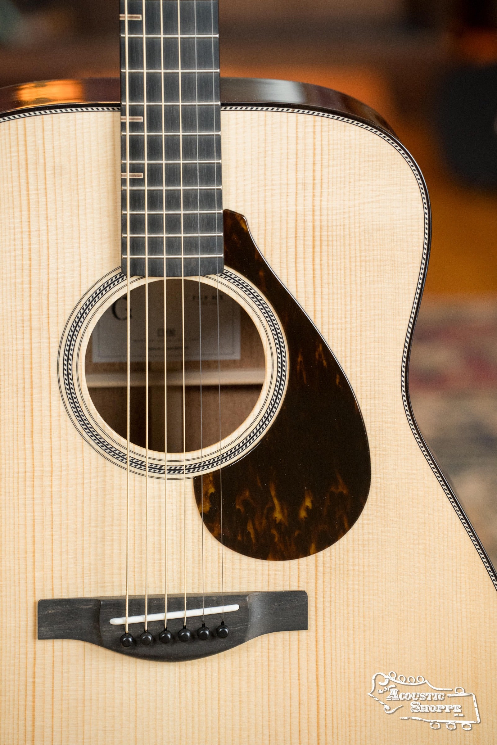 Yamaha FG9 MX Adirondack/Mahogany Dreadnought Guitar w/Atmosfeel Pickup #060A