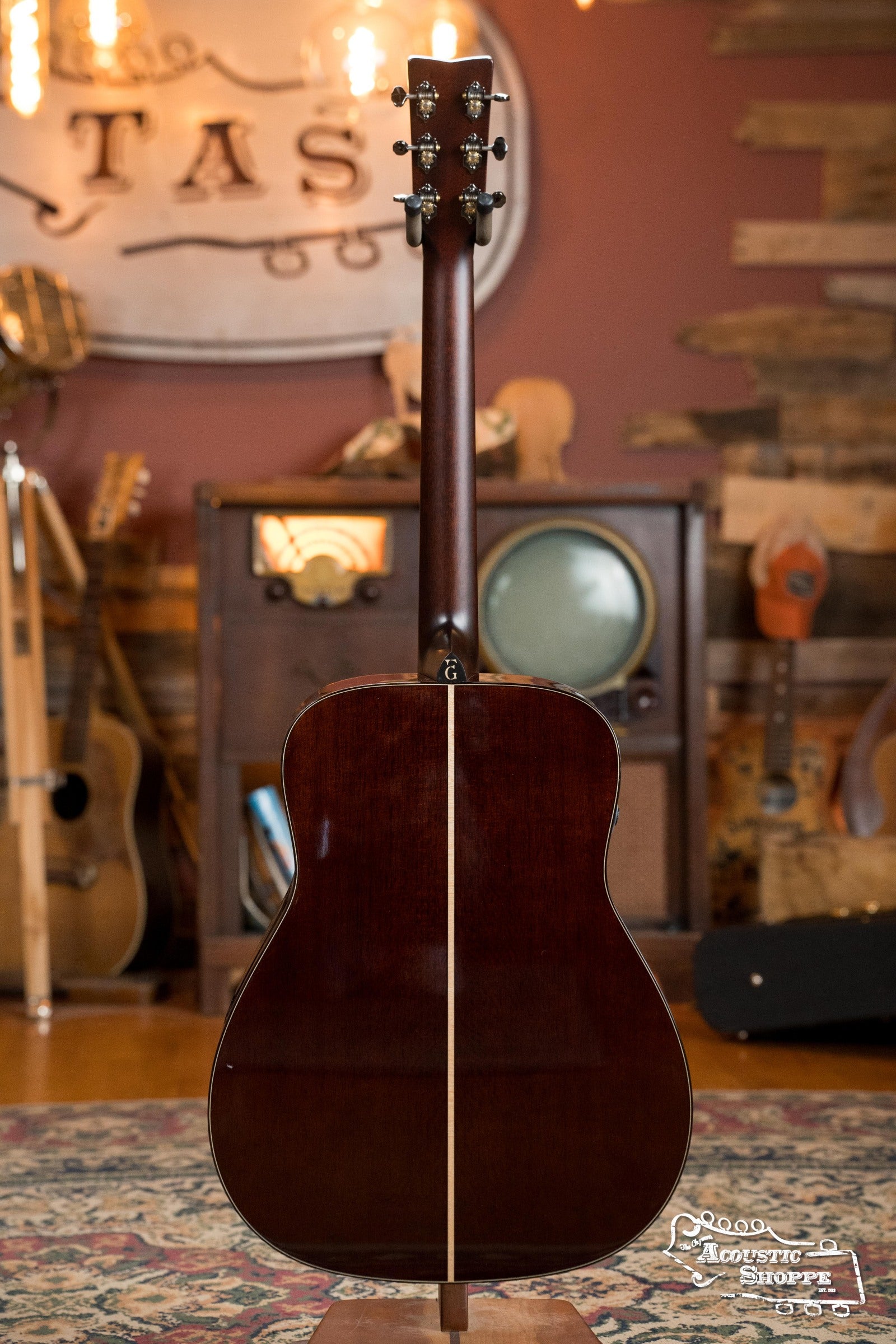 Yamaha FG9 MX Adirondack/Mahogany Dreadnought Guitar w/Atmosfeel Pickup #060A