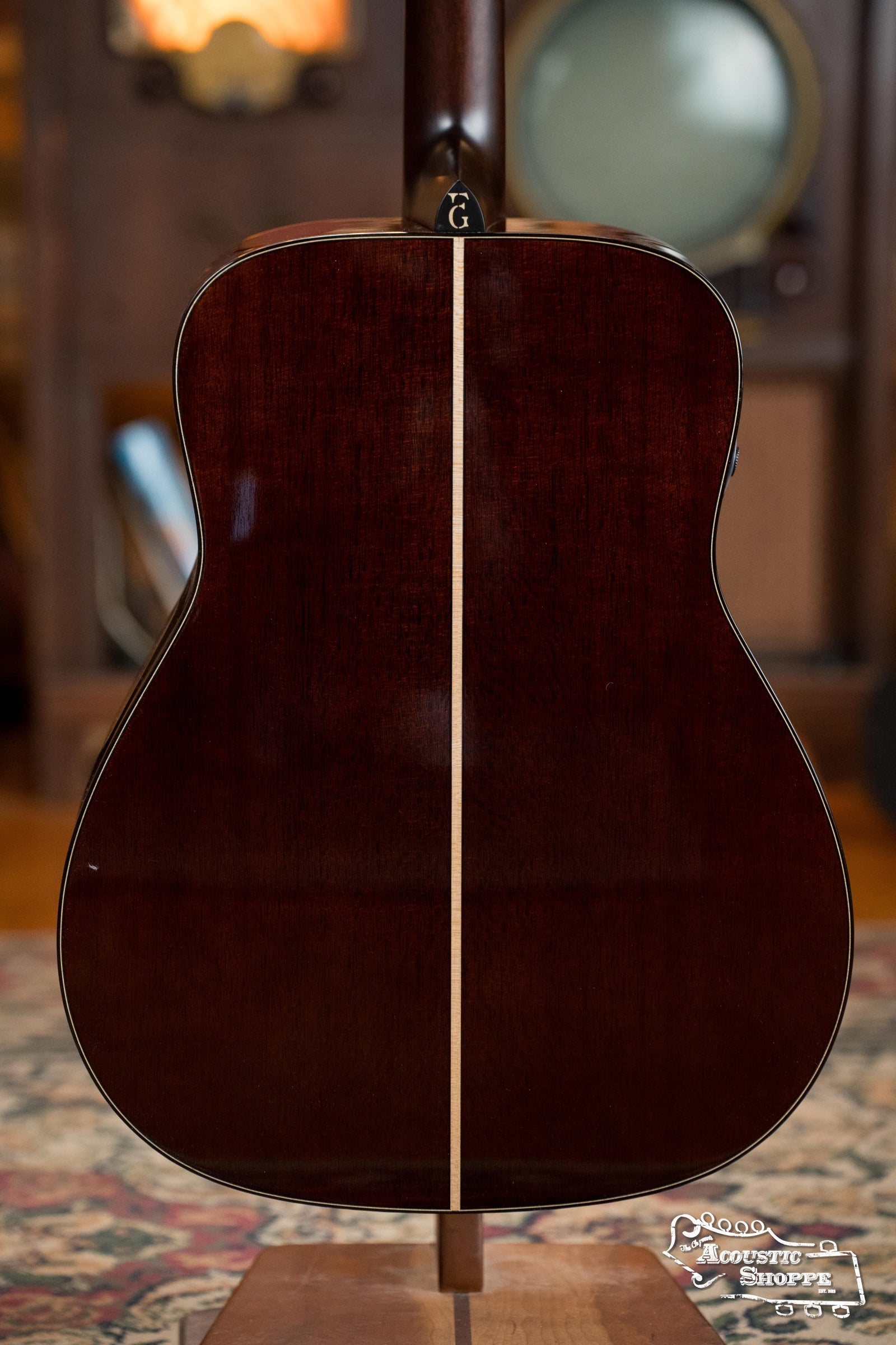 Yamaha FG9 MX Adirondack/Mahogany Dreadnought Guitar w/Atmosfeel Pickup #060A