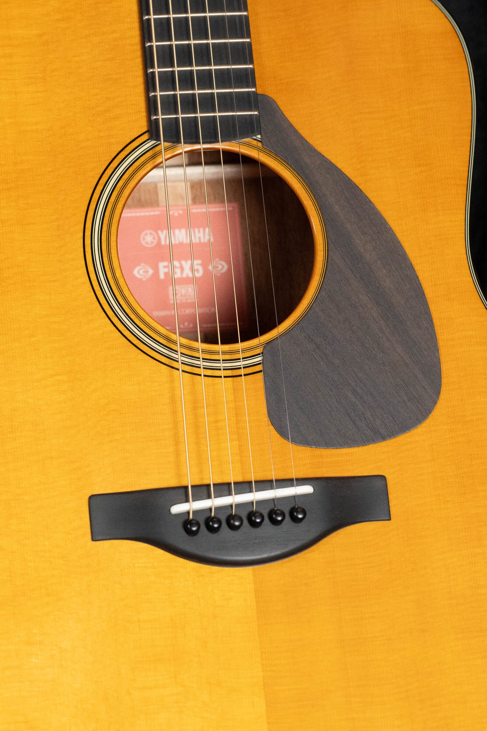 Yamaha FGX5 GL Gloss Spruce/Mahogany Red Label Dreadnought Guitar w/Electronics #325A